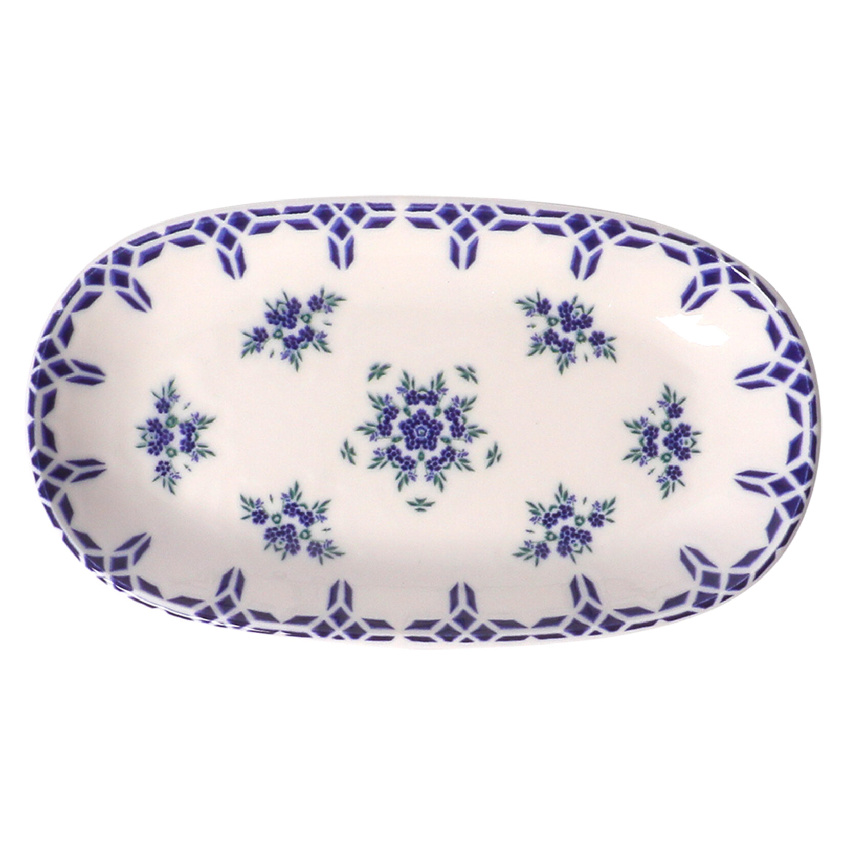 Güral Porselen Azulejos Kayık Tabak 15 Cm