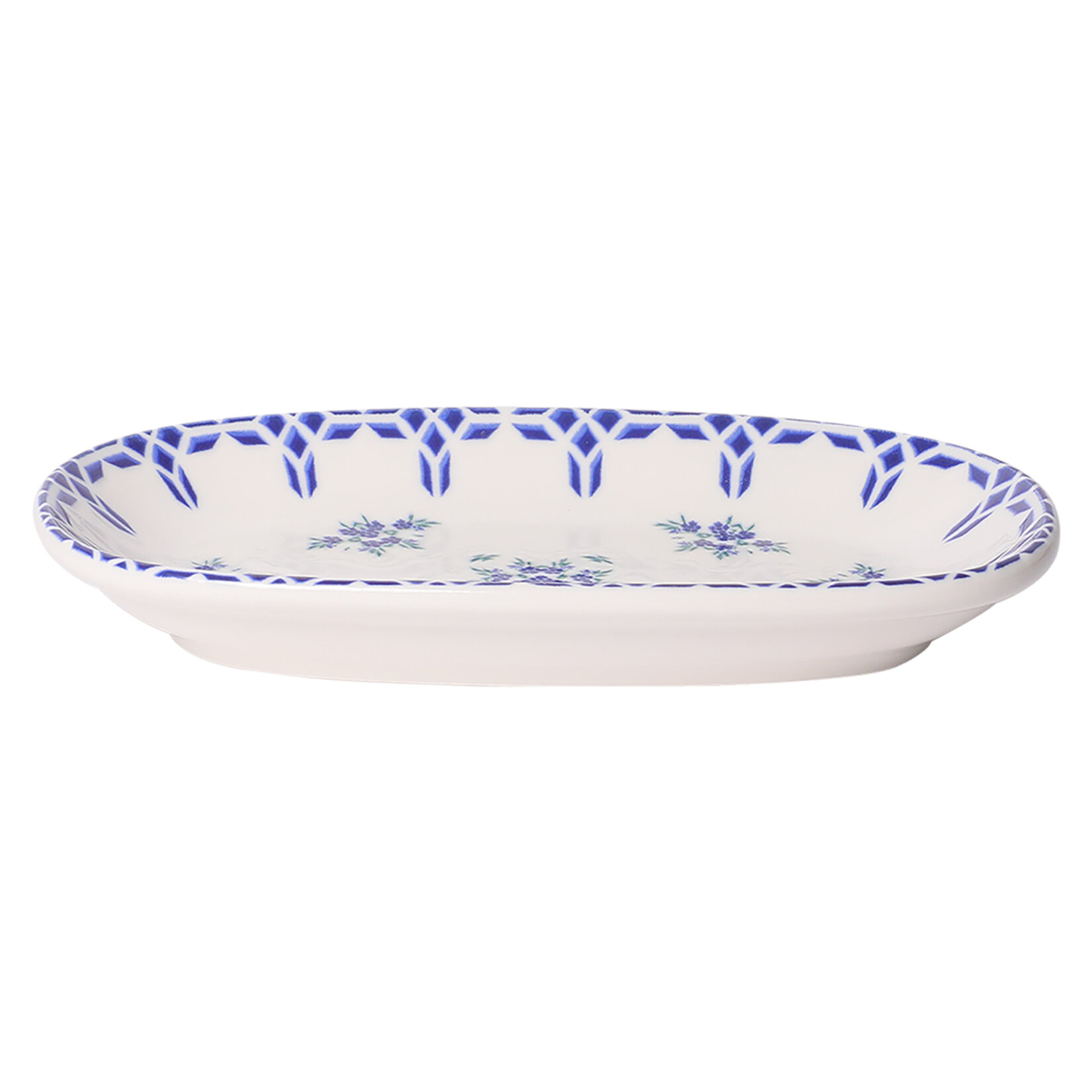 Güral Porselen Azulejos Kayık Tabak 19 Cm