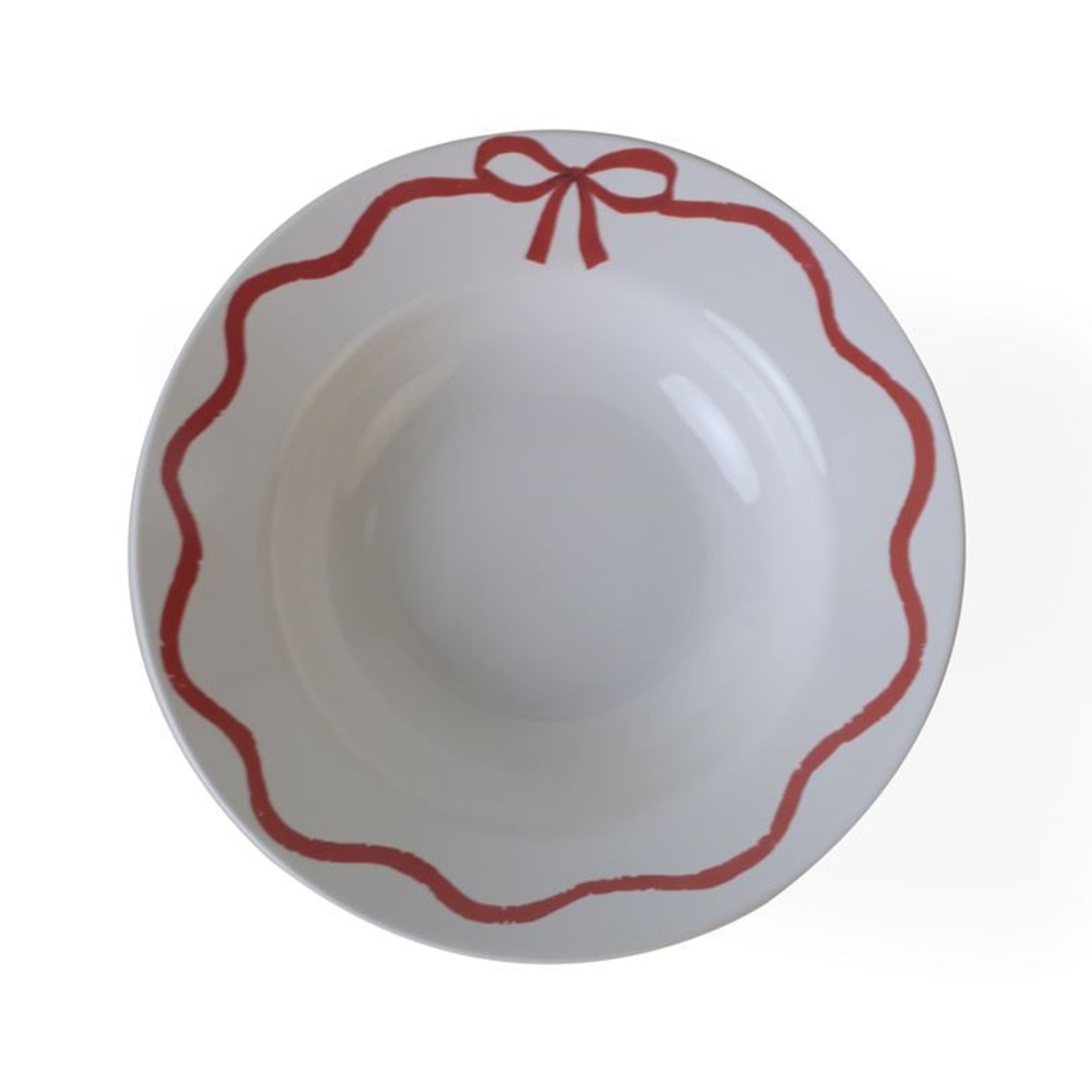 Keramika Fiyonk Dekor Makarna Tabak 20 Cm