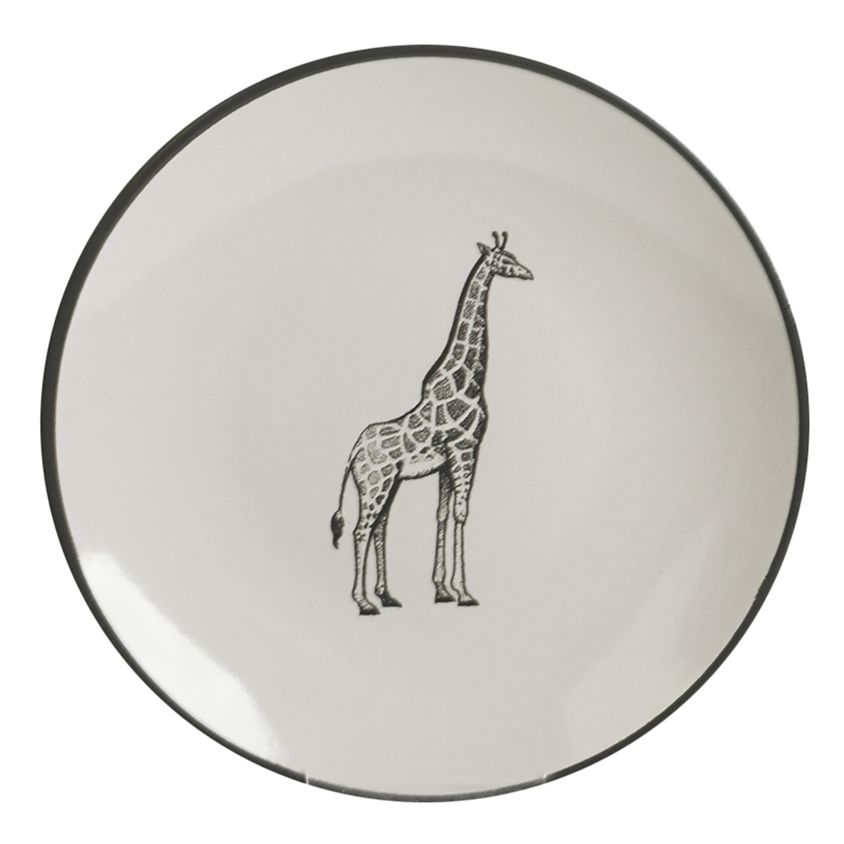 Keramika Seramik Ege Pasta Tabak - Animal Dekor - Görsel 1