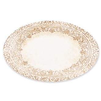 Bambum Şems Porselen Kayık Tabak 21 Cm