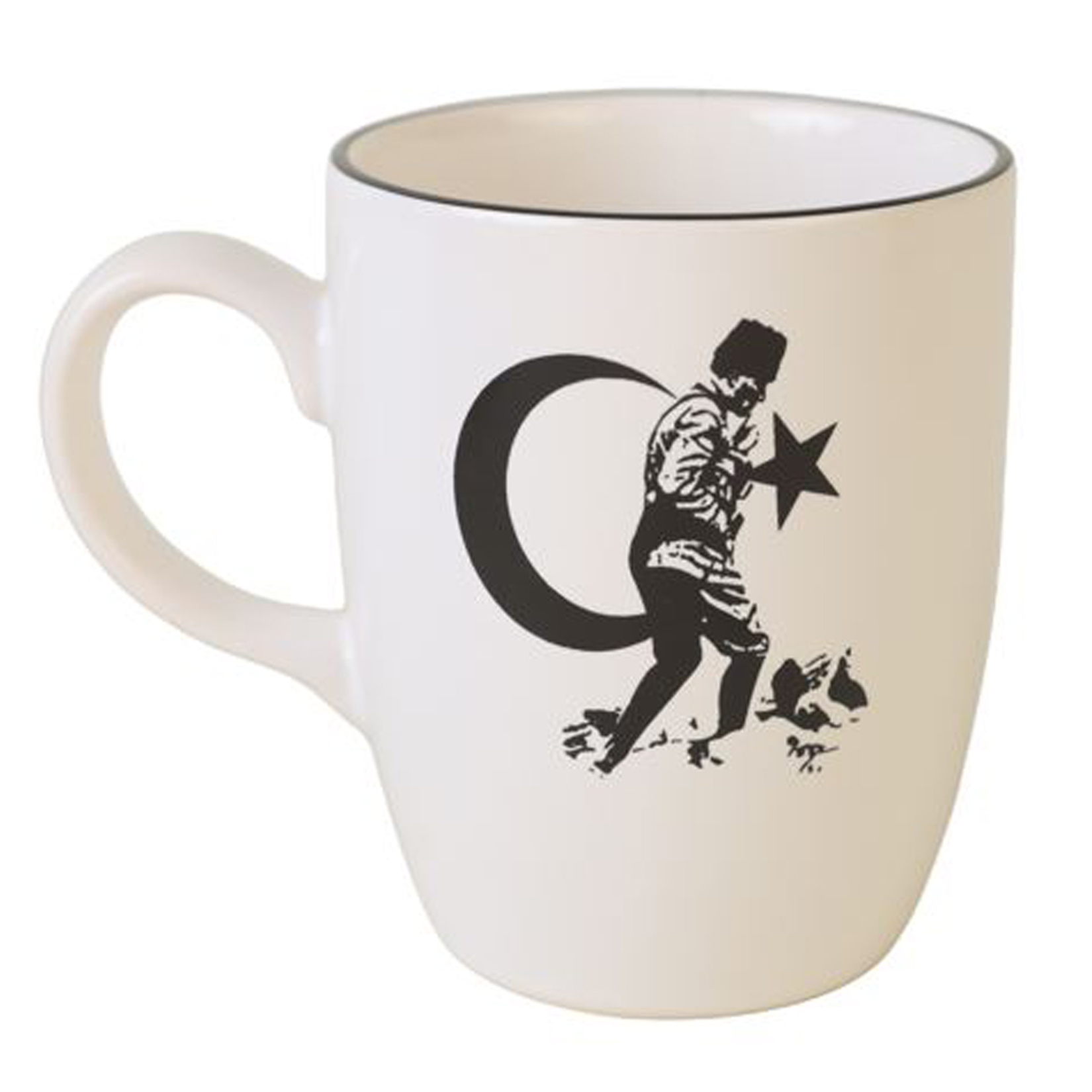 Keramika Atatürk Dekorlu Kupa 355 Ml