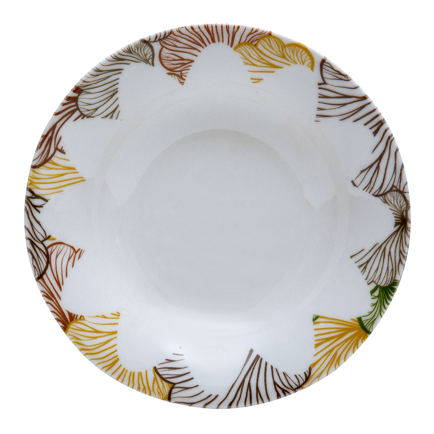 Tulu Porselen 21 Cm Çukur Tabak Color Fullflowers