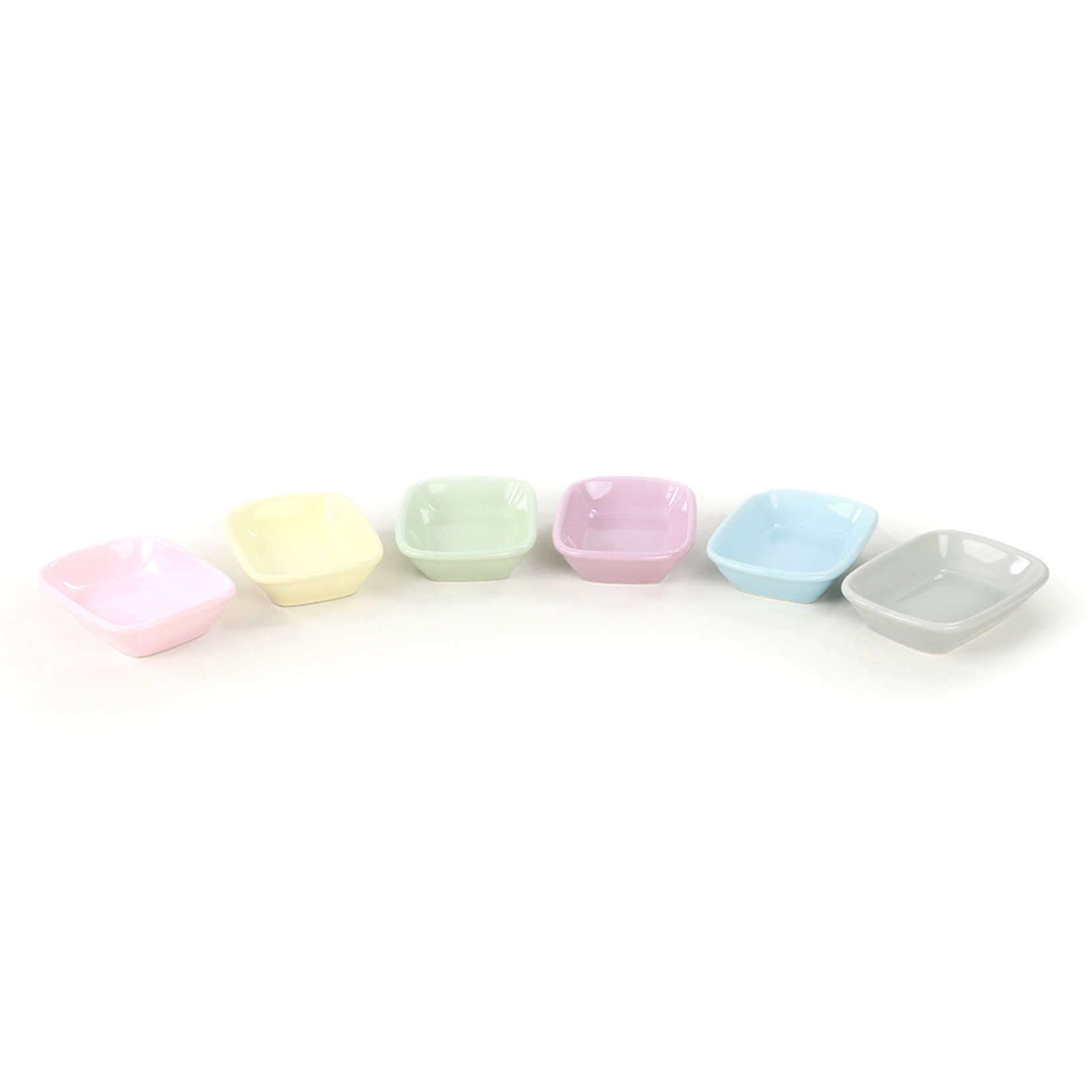 Keramika Seramik Kayık Tabak Soft Renk 13 Cm