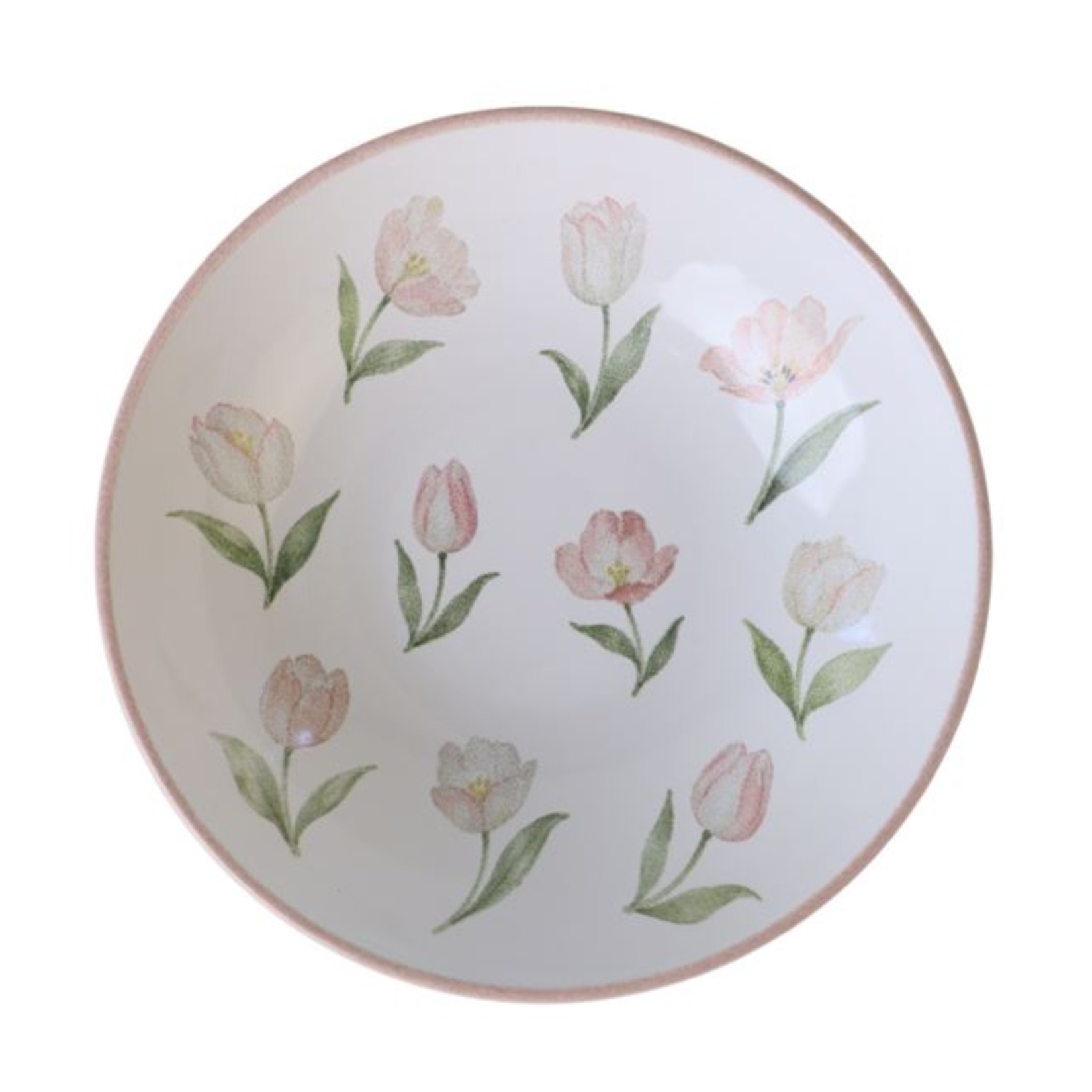 Keramika Lale Çukur Tabak 21 Cm