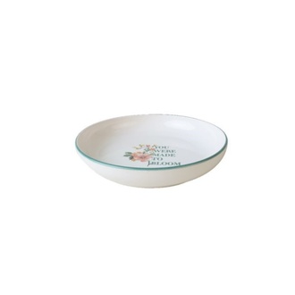 Keramika Çiçek Motto Çukur Tabak 22 Cm