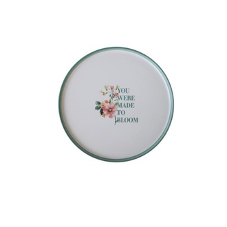 Keramika Çiçek Motto Pasta Tabak 22 Cm