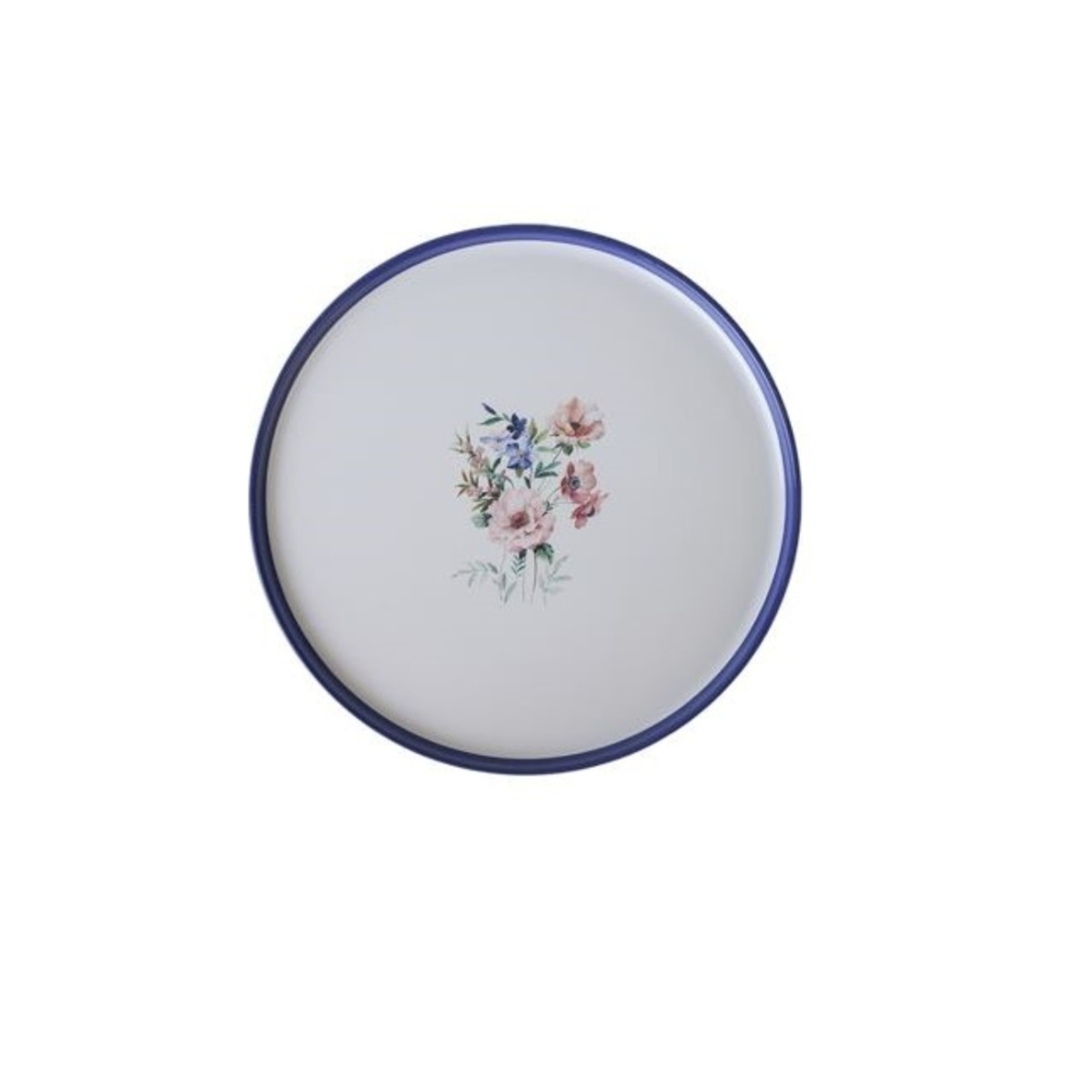 Keramika Çiçek Motto Pasta Tabak 22 Cm - Görsel 3