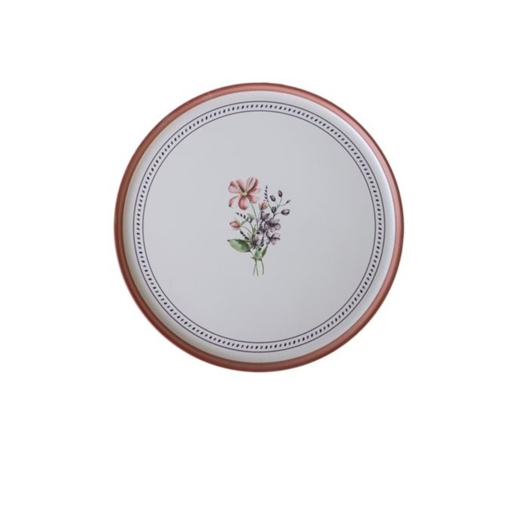 Keramika Çiçek Motto Servis Tabak 28 Cm - Görsel 2