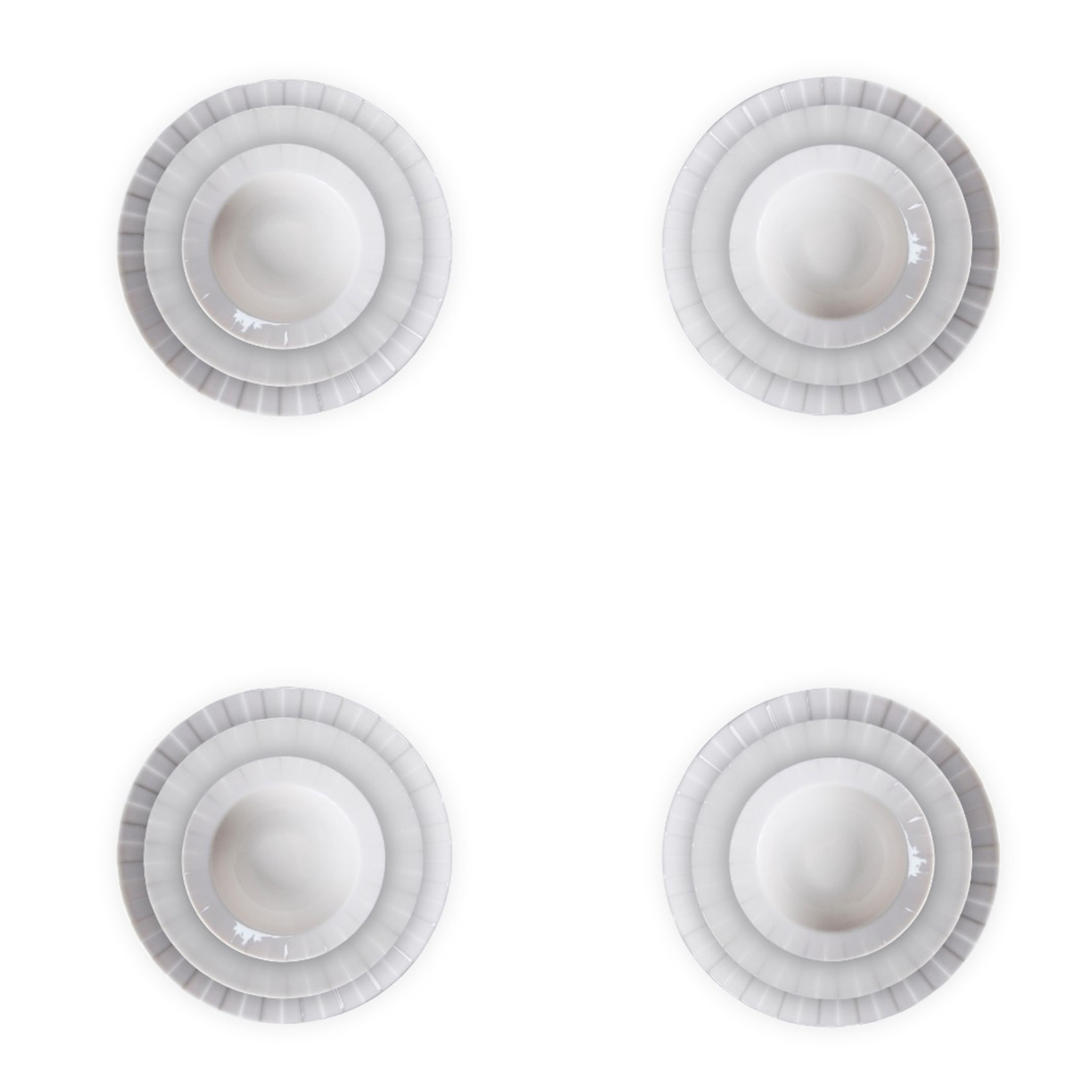 Bambum Loren Porselen Yemek Takımı Enrico 12 Parça - Görsel 1