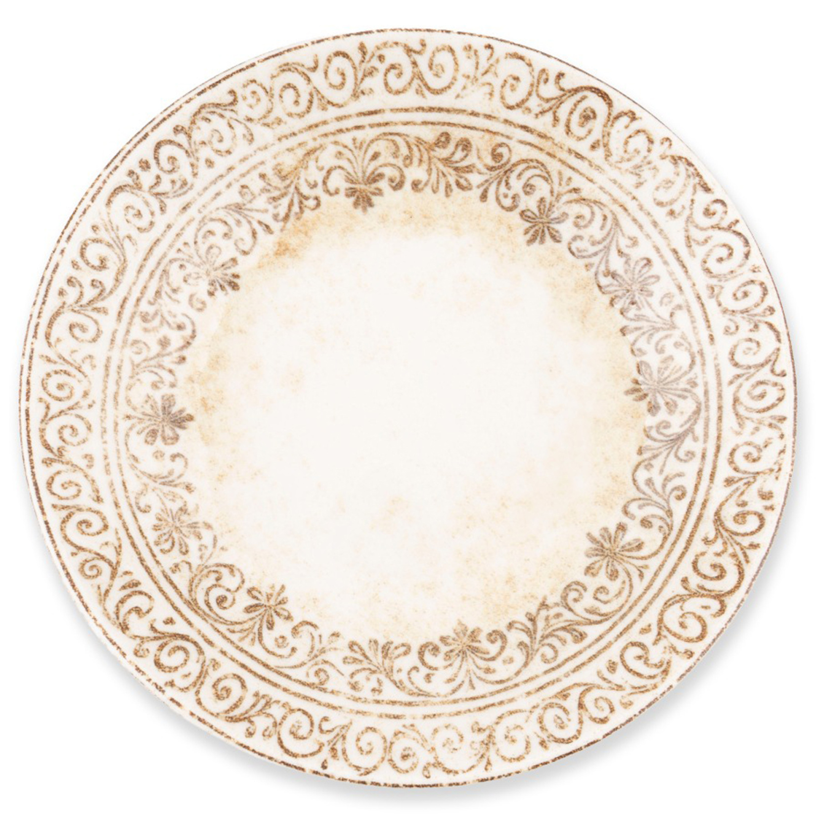 Bambum Şems Porselen Servis Tabağı 25 Cm