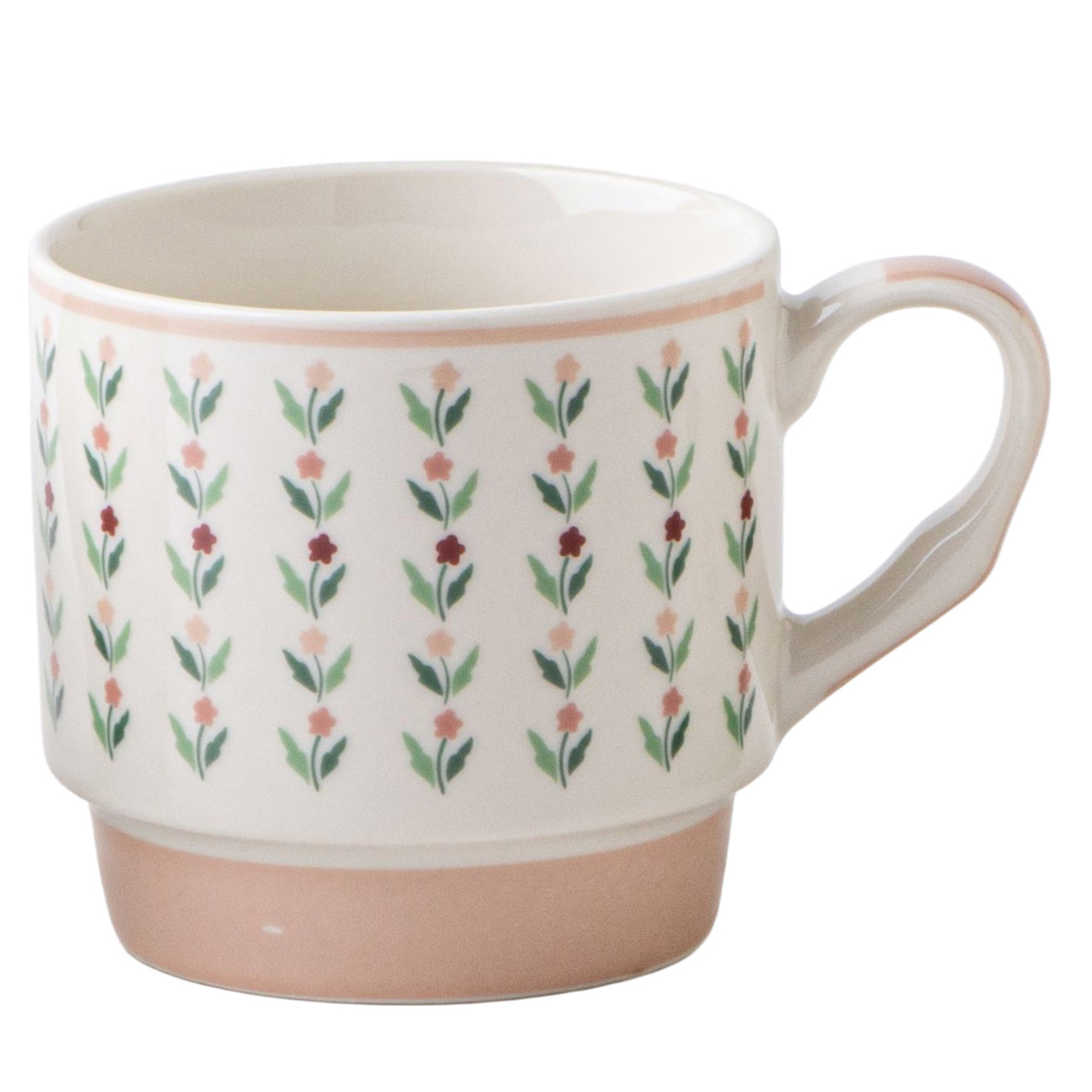 Touch Me New Bone Mini Floral Kupa 300 Ml - Görsel 3