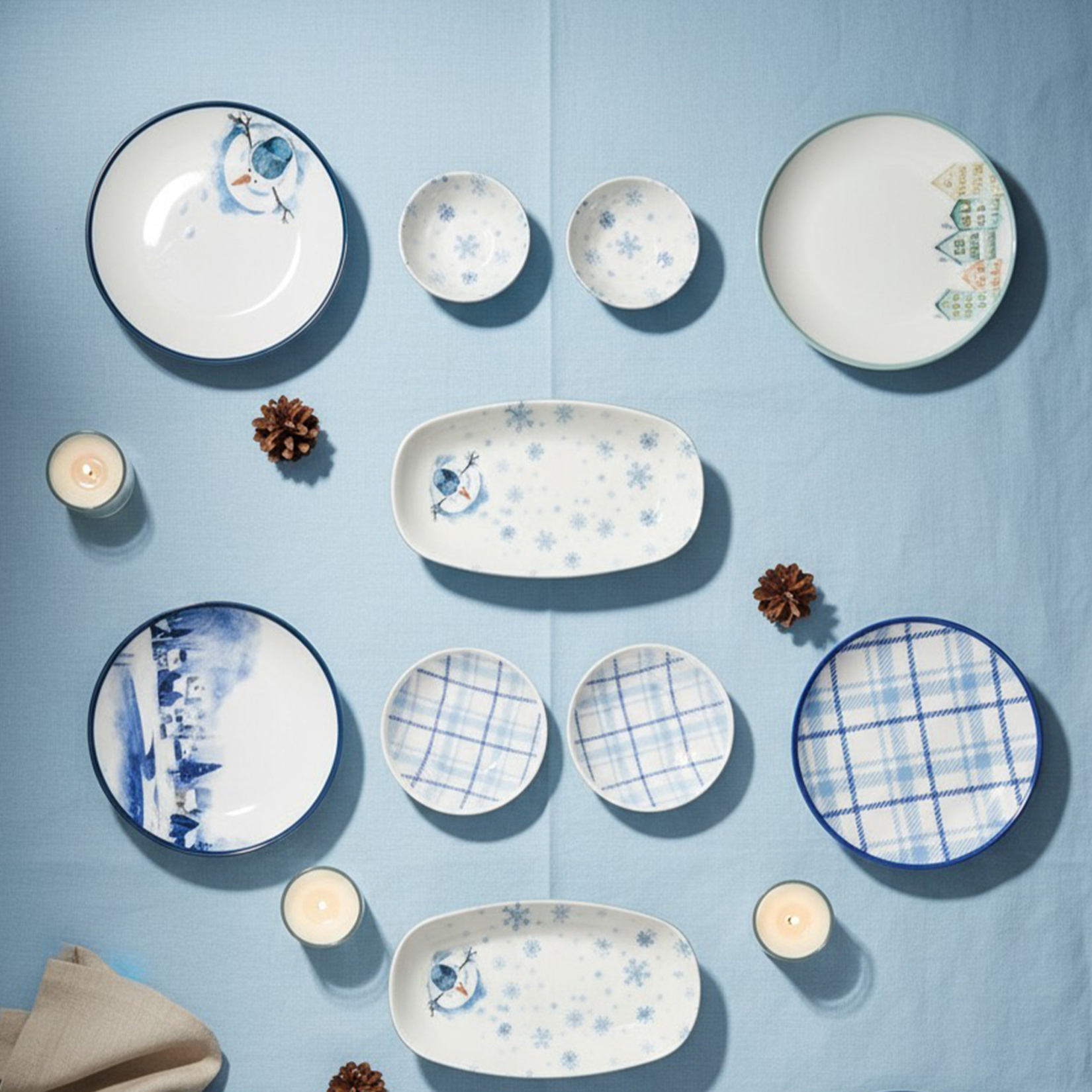 Bambum Moderna Winter Kahvaltı Seti 14 Parça - Görsel 1