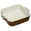 Touch Me Wood Porselen Fırın Kabı 19.5 Cm (e18-yg18) - Görsel 1