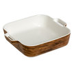 Touch Me Wood Porselen Fırın Kabı 24 Cm - Görsel 1