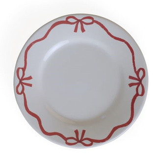 Keramika Fiyonk Dekor Pasta Tabak 19 Cm