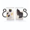 Cambu Kitty Kedi Figürlü Borosilikat Kupa 300 Ml - Görsel 1
