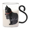 Cambu Kitty Kedi Figürlü Borosilikat Kupa 300 Ml - Görsel 2