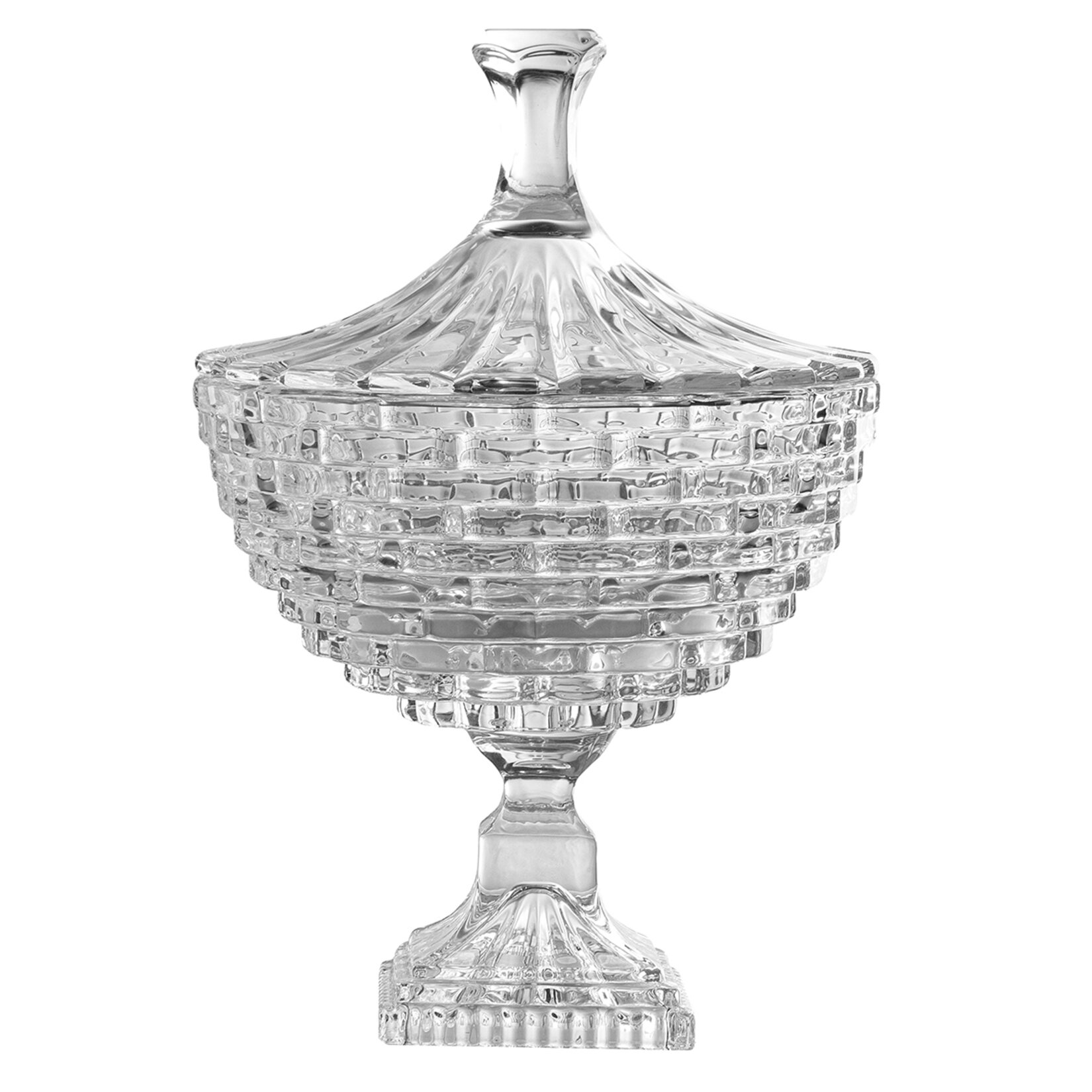 Touch Me Ayaklı Cam Şekerlik 955 ml 17.8X26 Cm