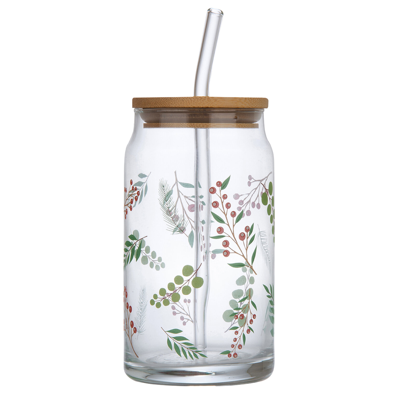 Touch Me Pipetli Bambu Kapaklı Bardak 460 Ml - Görsel 3