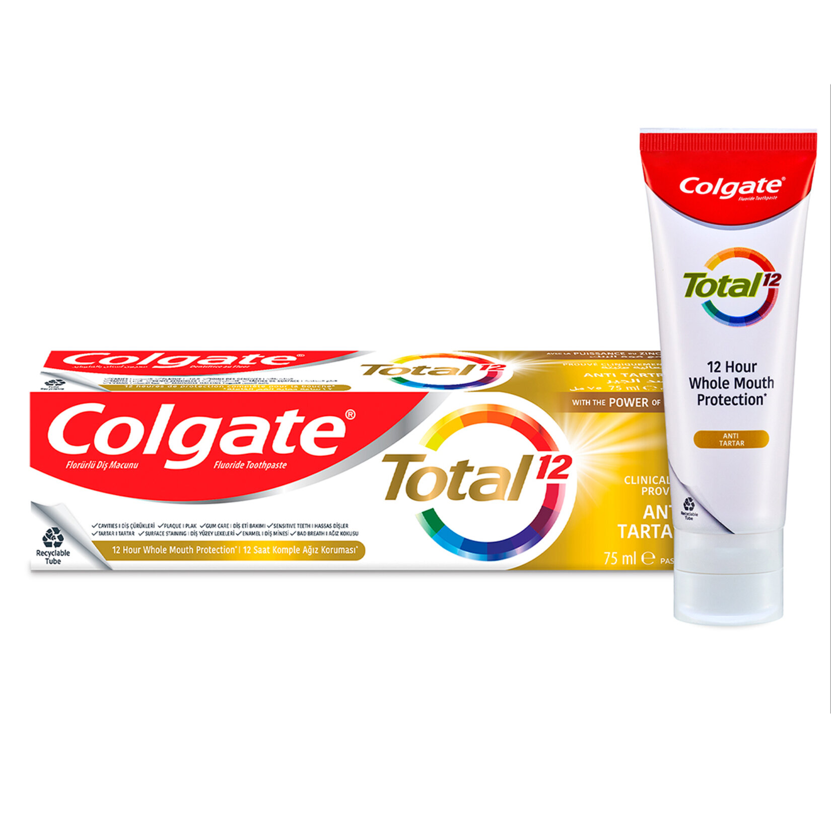 Colgate Total Anti-Tartar Diş Macunu 75 Ml - Görsel 1