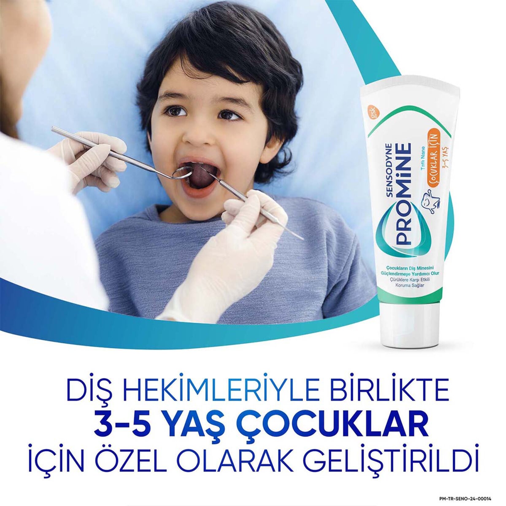 Sensoyne Promine Kids 3-5 Yaş Diş Macunu 50 Ml - Görsel 3