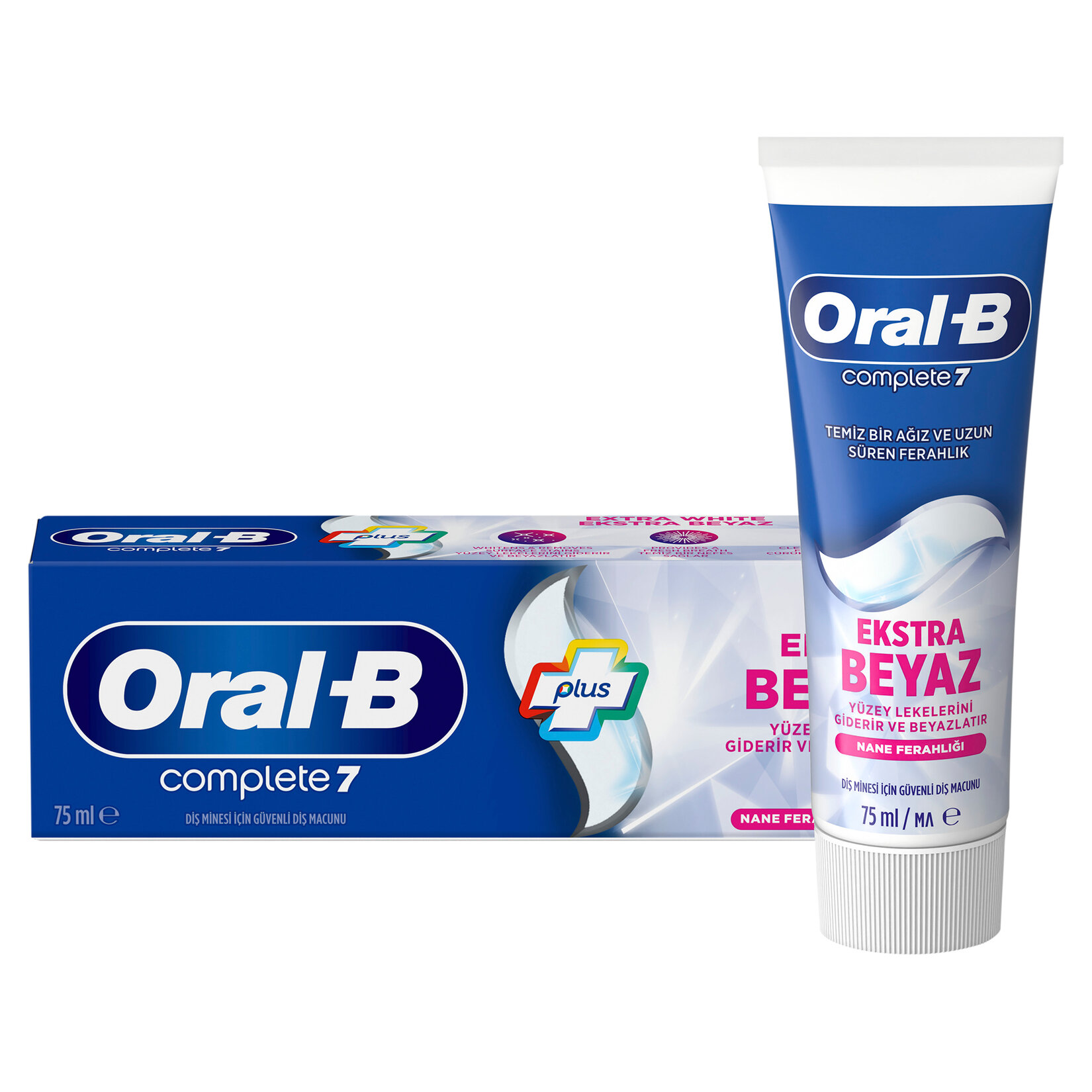 Oral-B Komple 7 Ekstra Beyaz Diş Macunu 75 Ml - Görsel 1