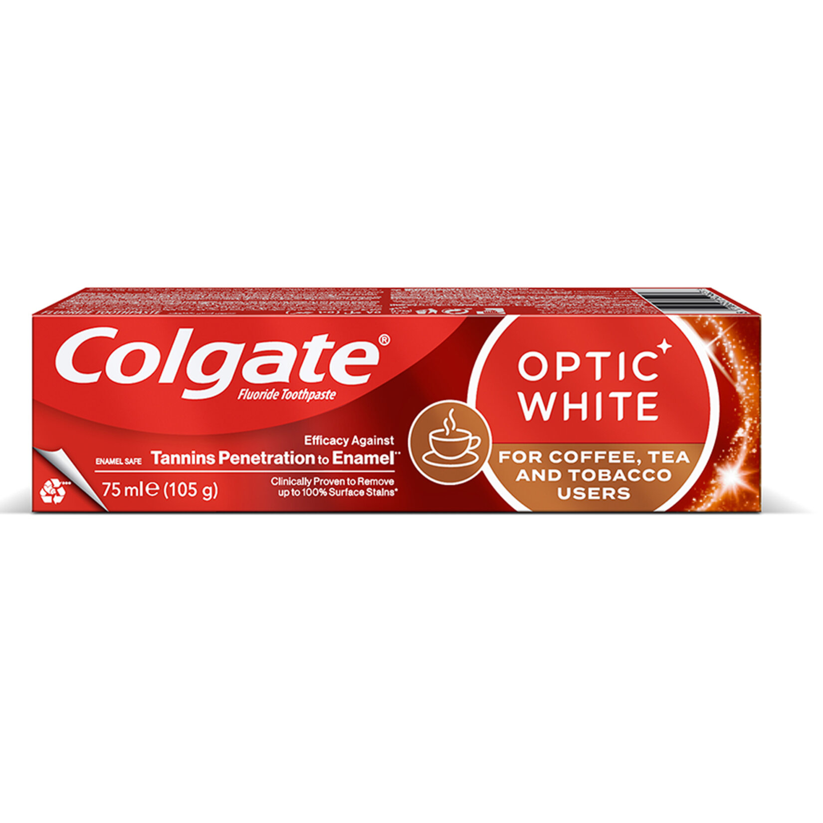 Colgate Optic White Kahve Çay & Tütün Kullananlar İçin 75Ml