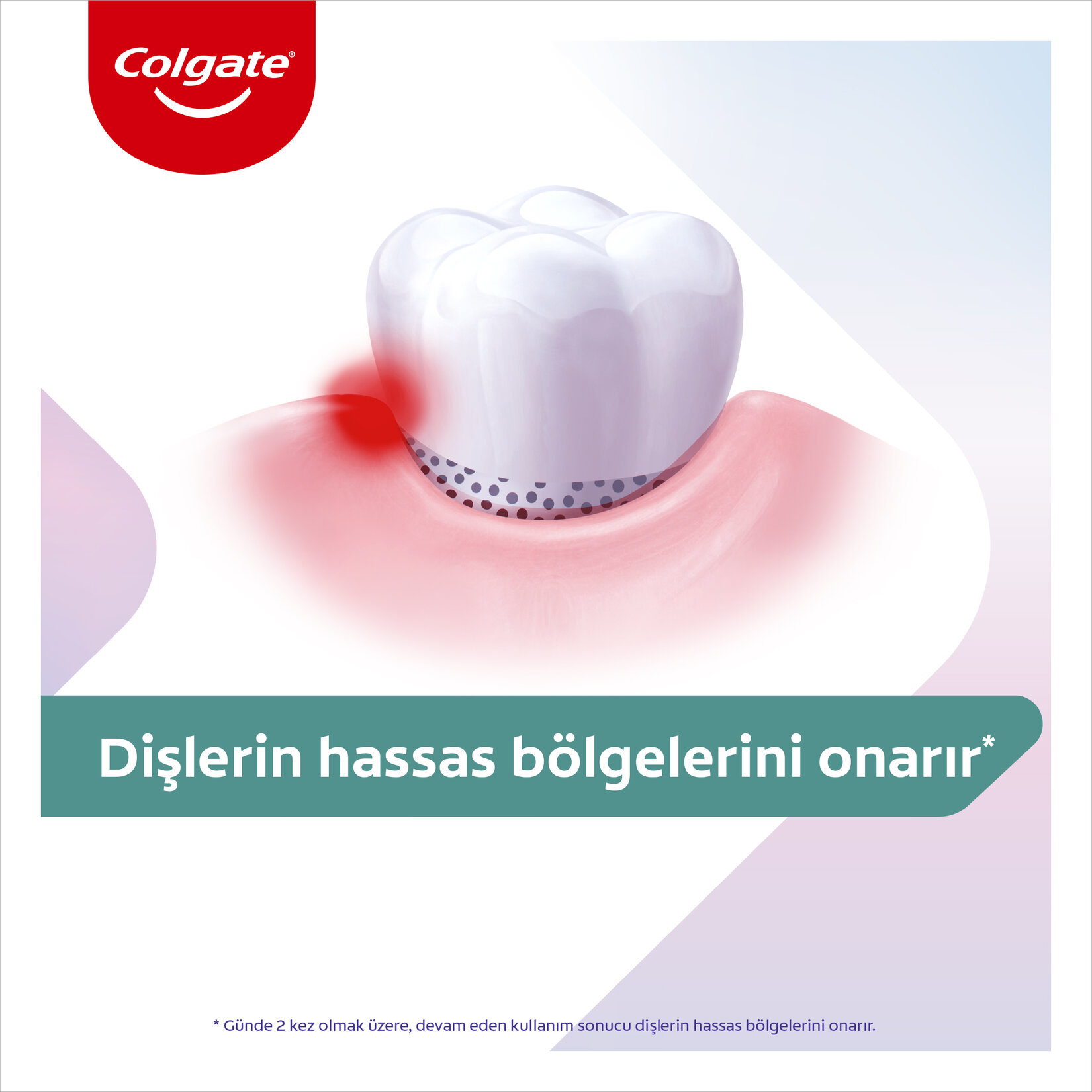 Colgate Hassasiyete Anında Çözüm Onarım ve Diş Minesi Güçlendirme Diş Macunu 75 ml - Görsel 3