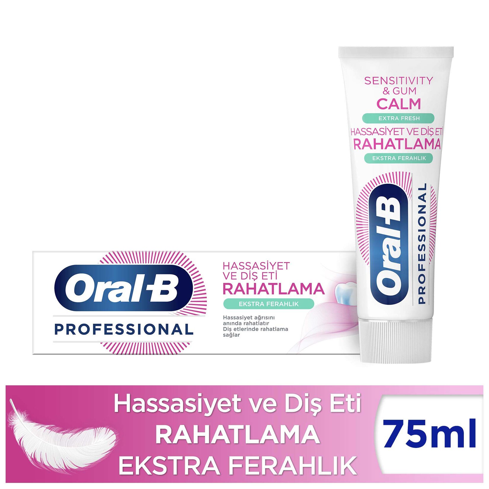 Oral-B Profesyonel Hassasiyet Diş Eti Ekstra Ferah 75Ml - Görsel 2