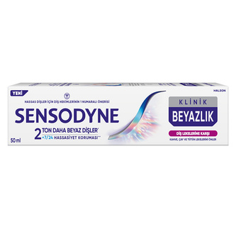 50 ml Sensodyne Klinik Beyazlık Diş Macunu