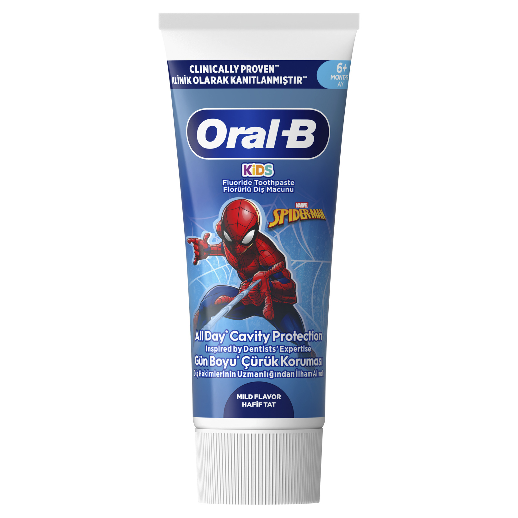 Oral-B Çocuk Diş Macunu (0-6) Spiderman 60 Ml - Görsel 2