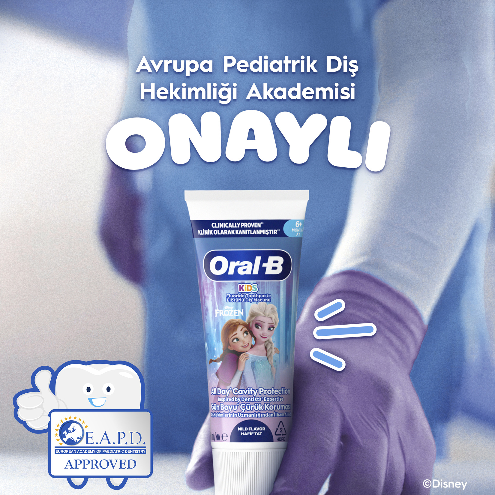 Oral-B Frozen Çocuk Diş Macunu 60 Ml - Görsel 3