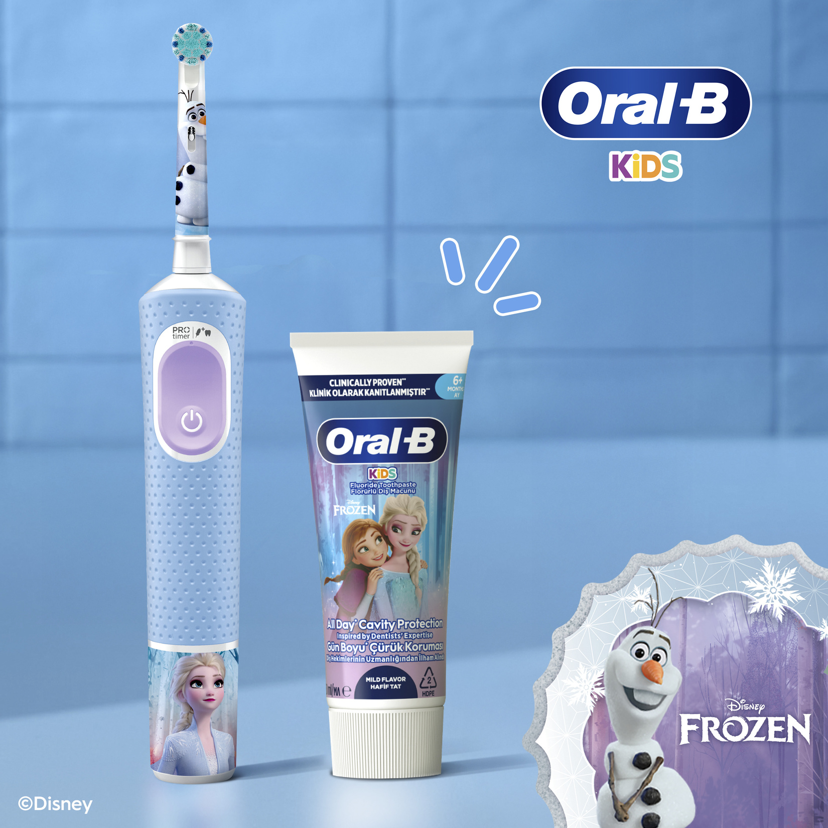 Oral-B Frozen Çocuk Diş Macunu 60 Ml - Görsel 6
