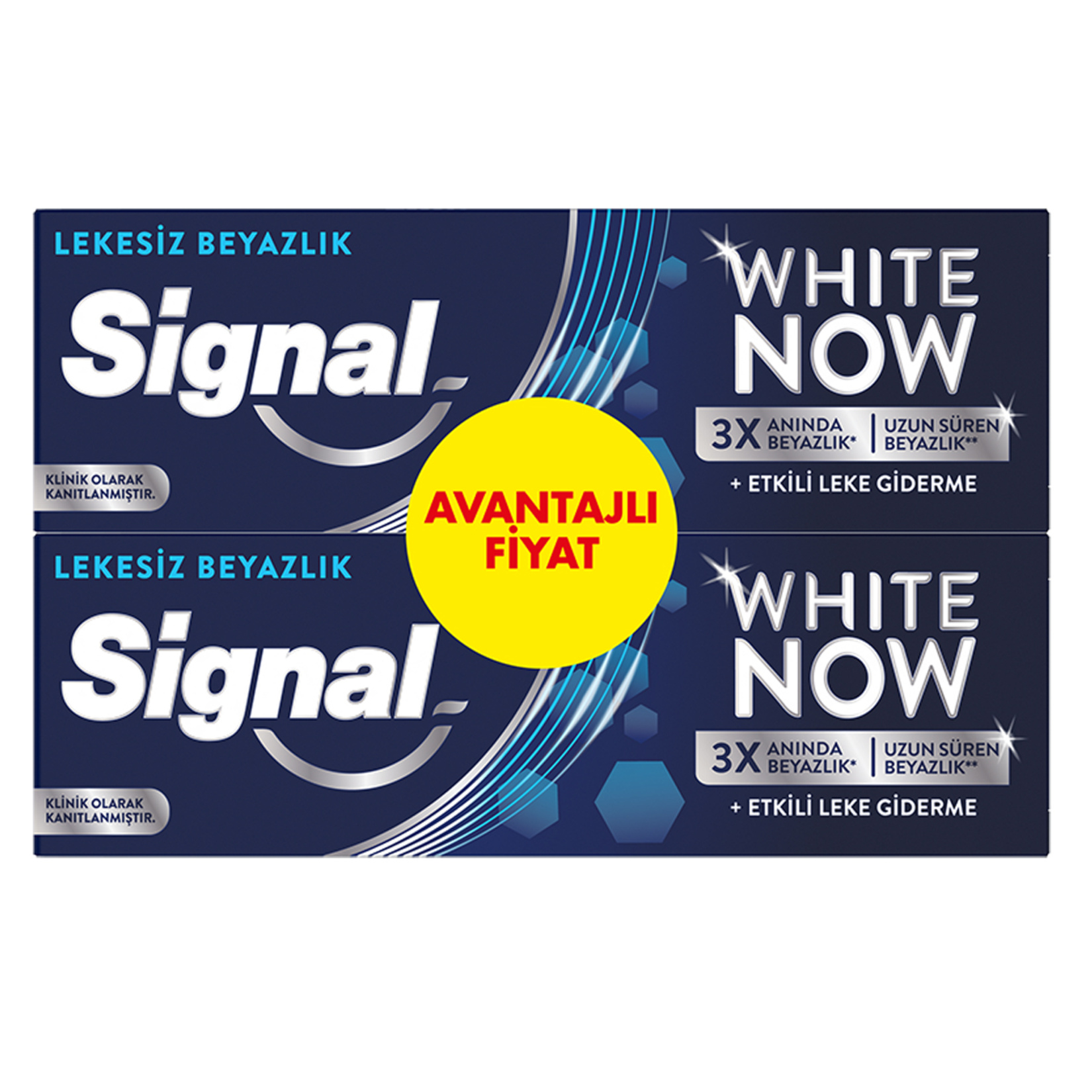 Signal White Now Lekesiz Beyazlatıcı Diş Macunu 2 x 50 Ml