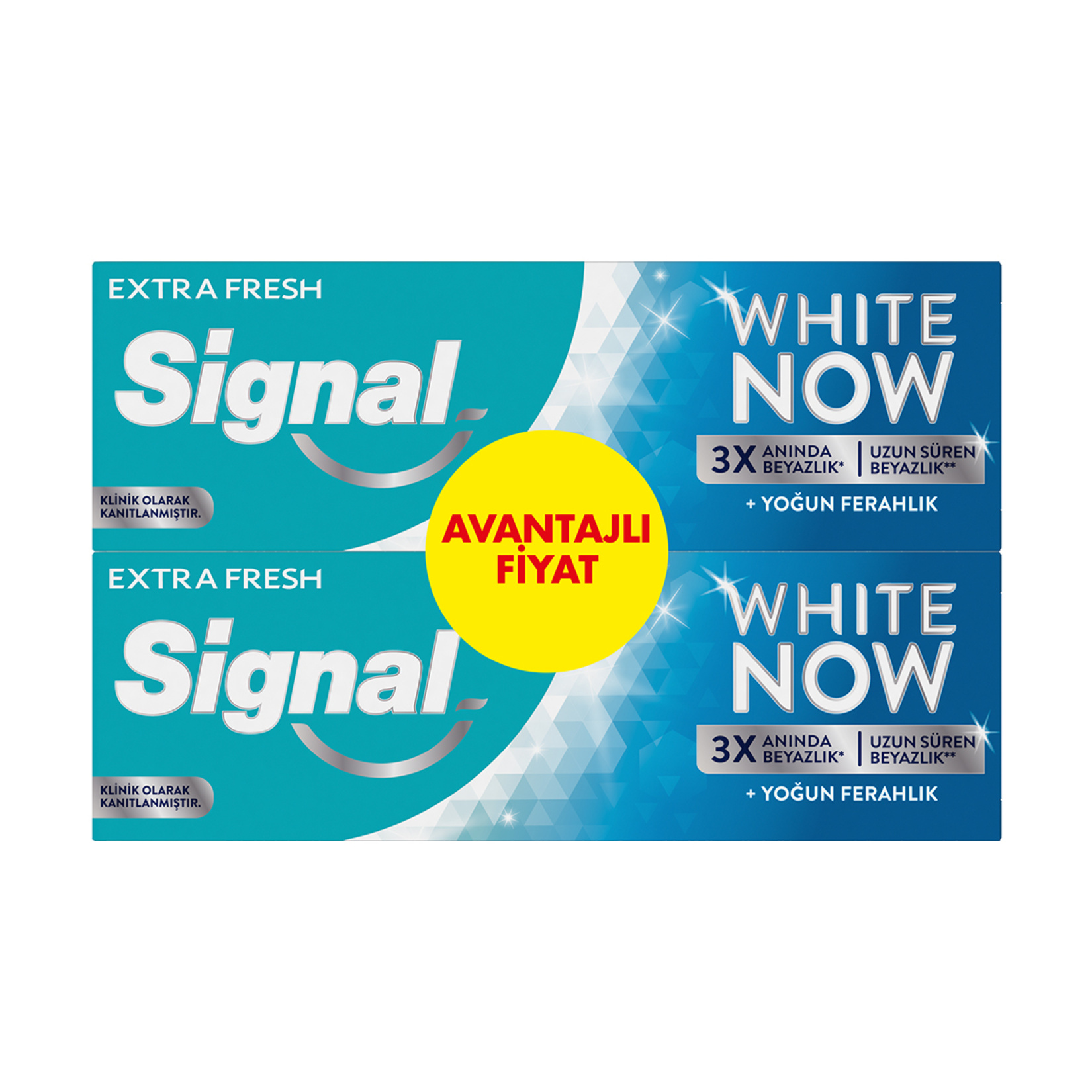 Signal White Now Extra Fresh Diş Macunu 2 x 50 Ml