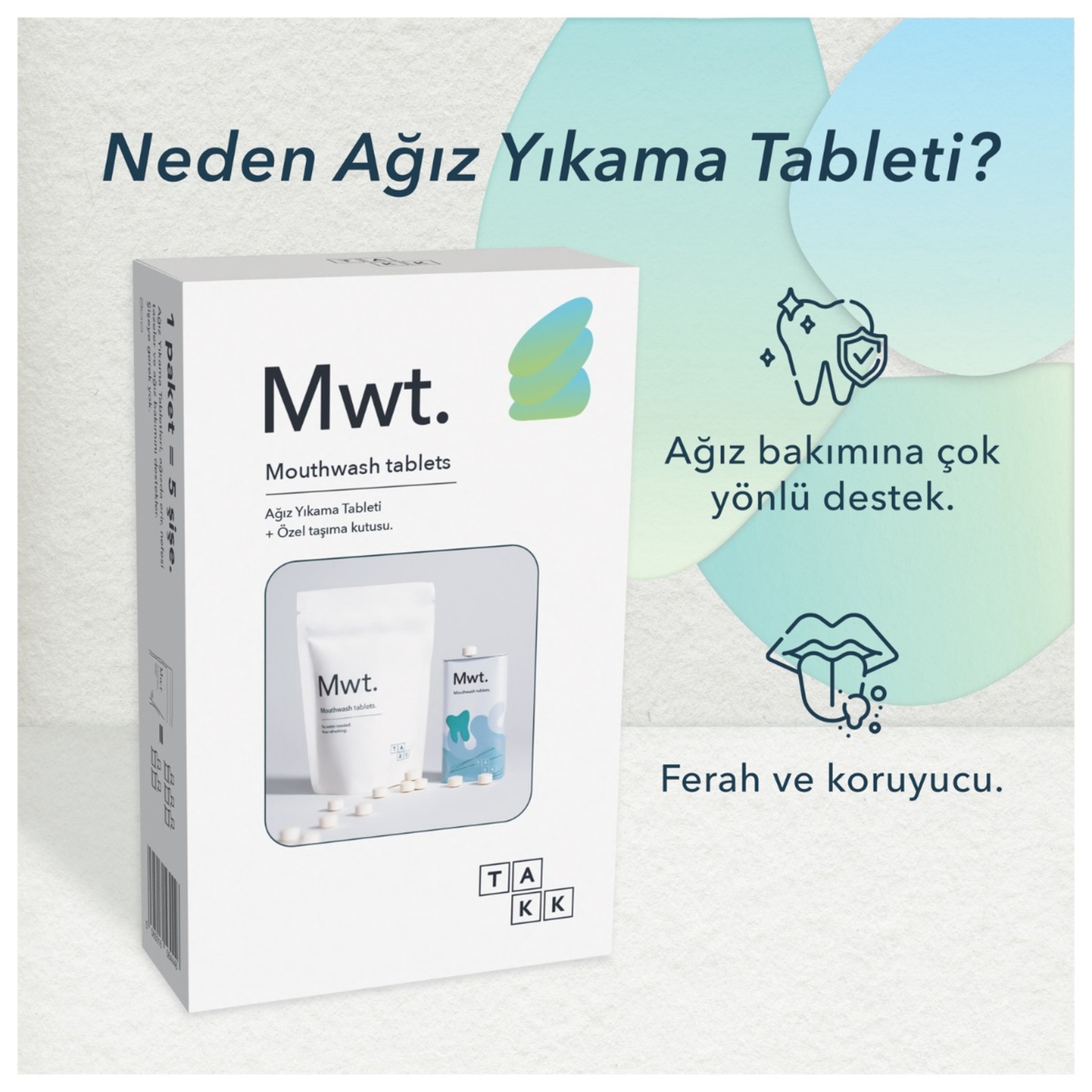 TAKK Mwt. Ağız Yıkama Tableti Seti - Görsel 2