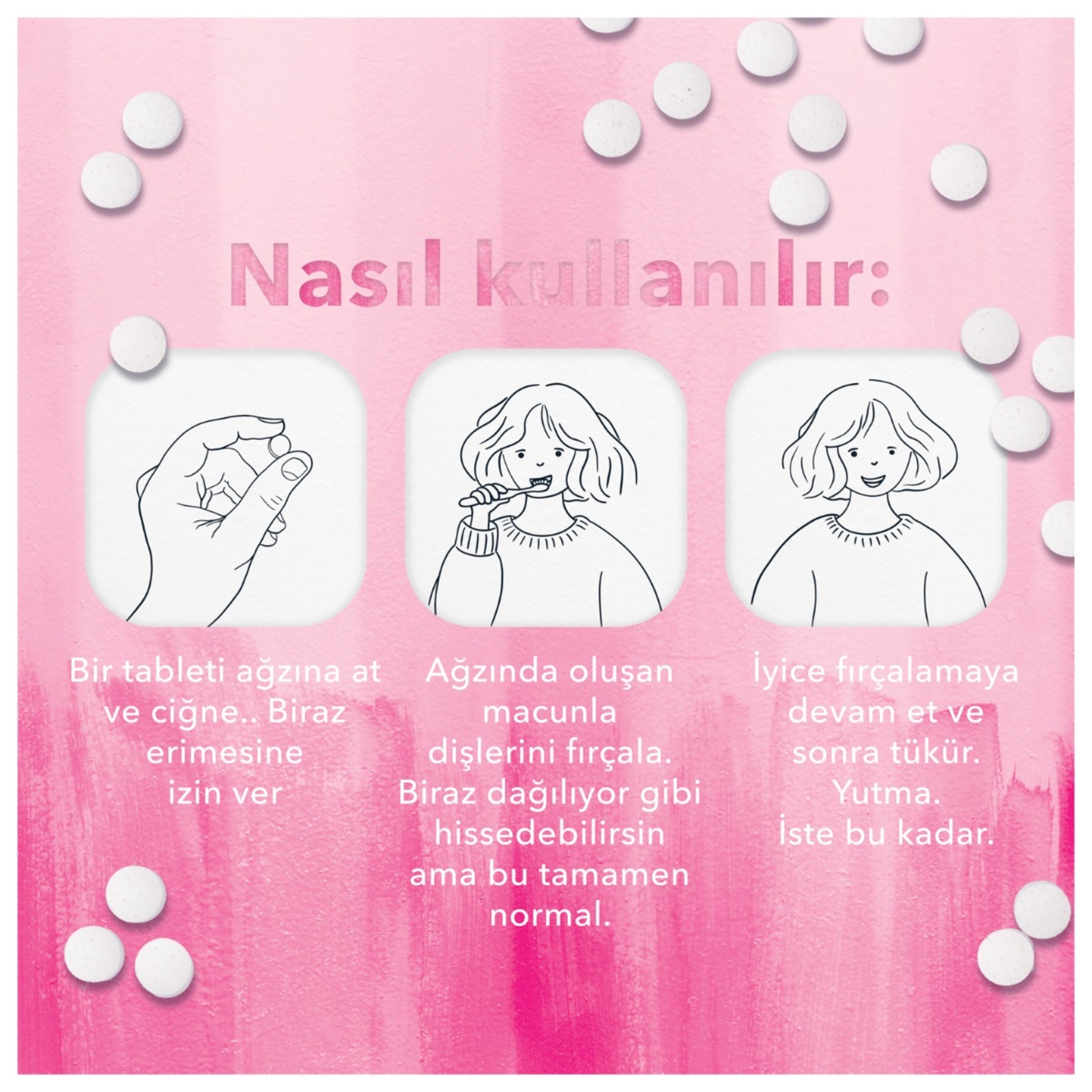 TAKK Tpt. Çocuklar İçin Diş Macunu Tableti Seti - Görsel 5