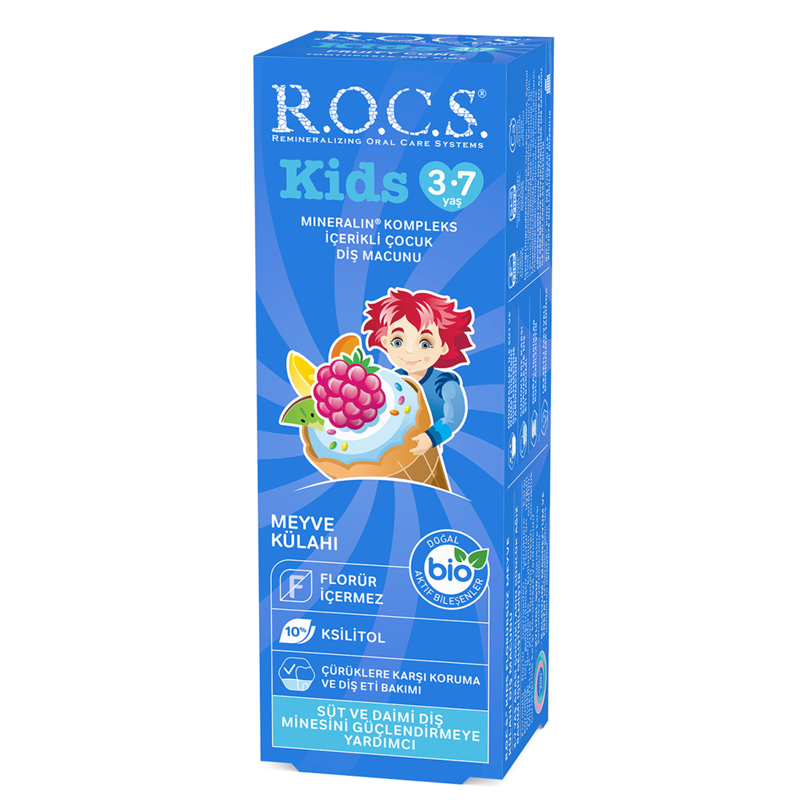 Rocs Kids 3-7 Yaş Florürsüz Diş Macunu 35 Ml / 45 G