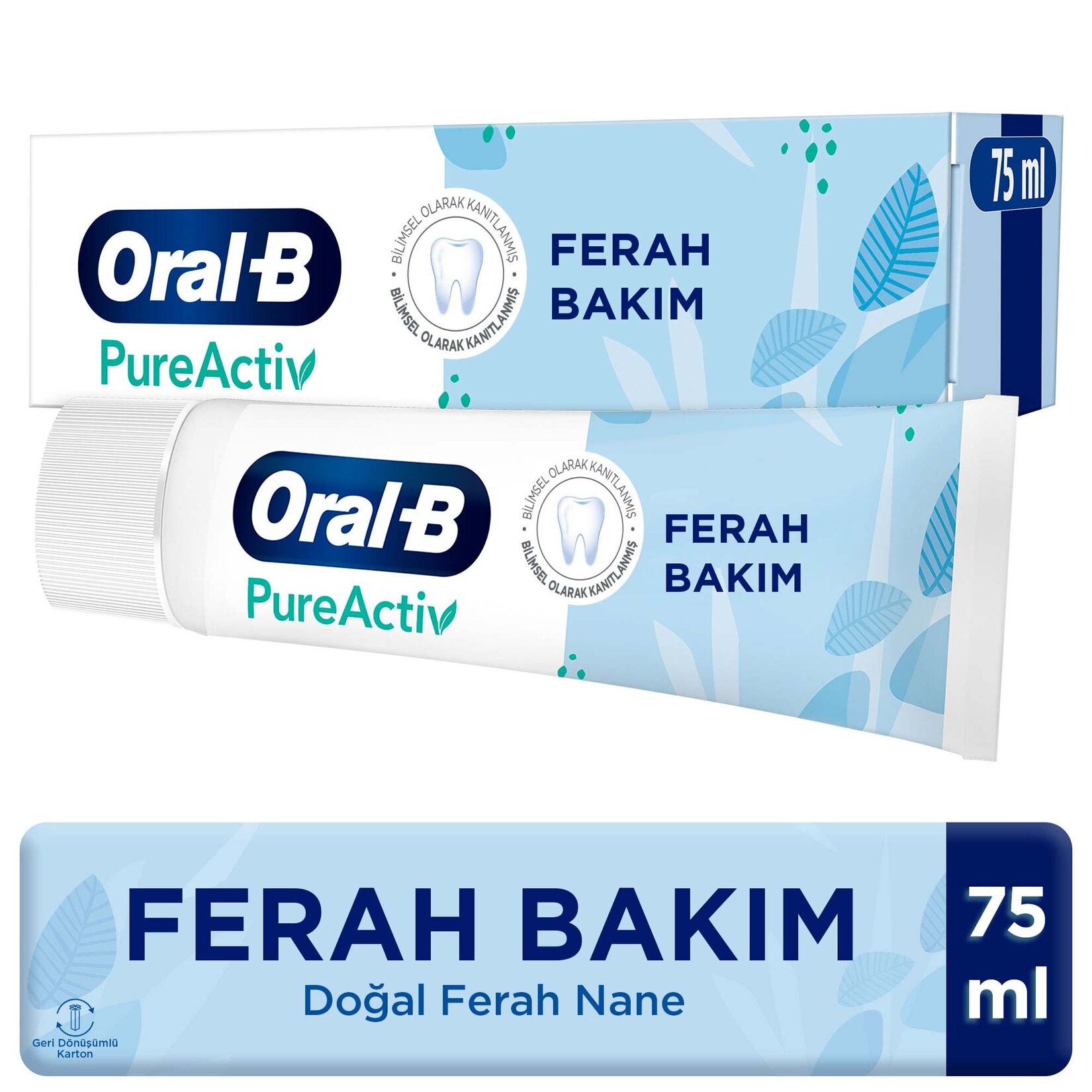 Oral-B Pureactıve Ferah Bakım Diş Macunu 75Ml - Görsel 2