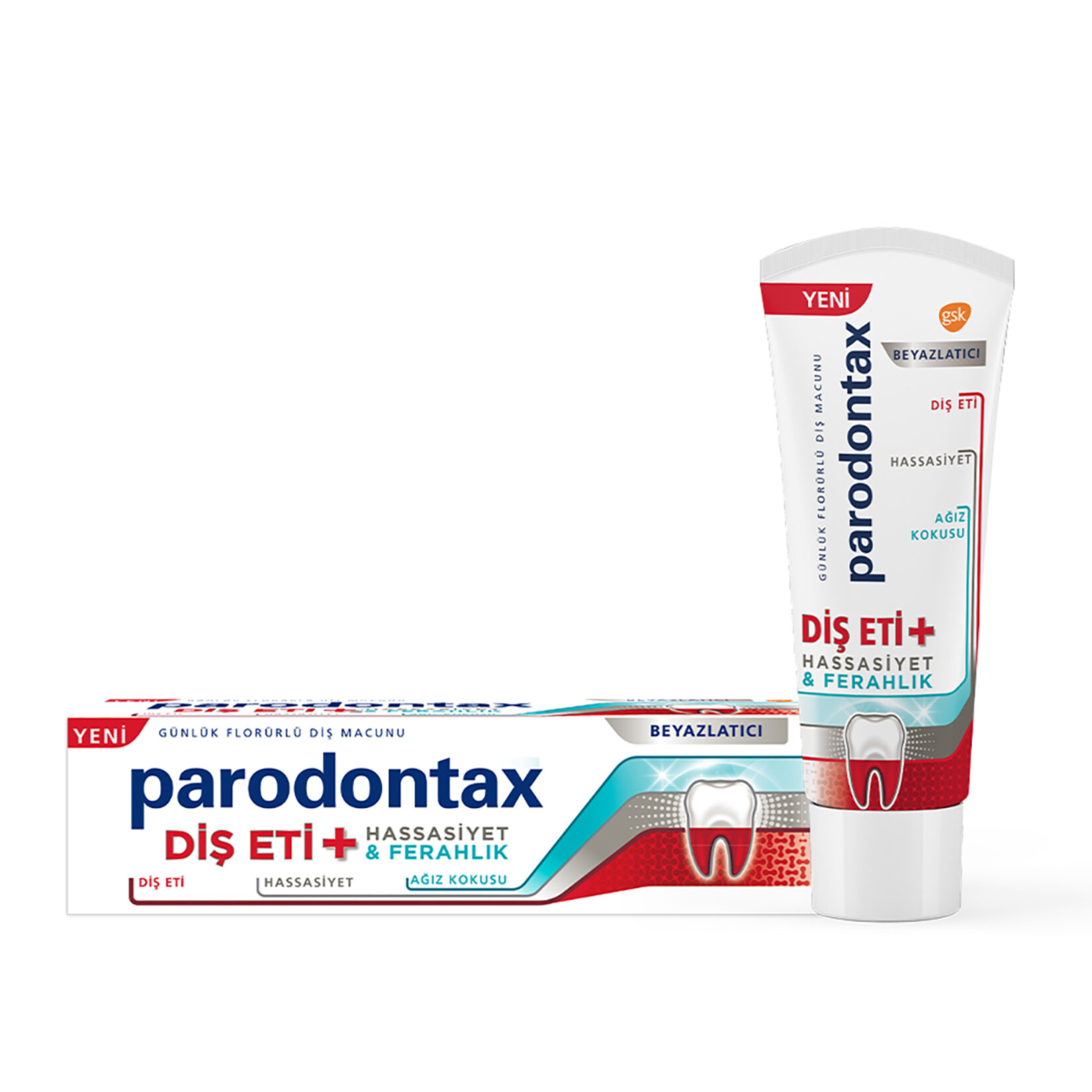 Parodontax Diş Eti + Hassasiyet & Ferahlık Beyazlatıcı Diş Macunu 75 ml - Görsel 1