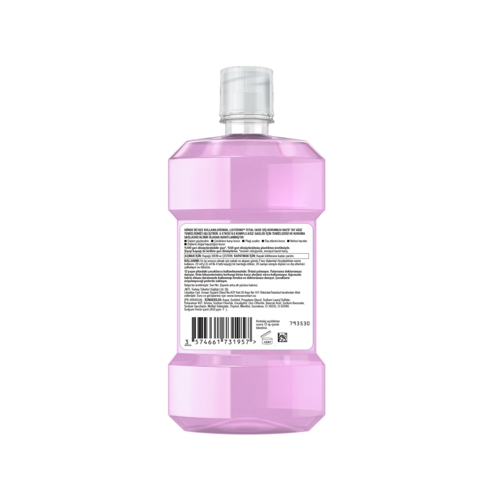 Listerine Total Care Hafif Tat 250 Ml - Görsel 2