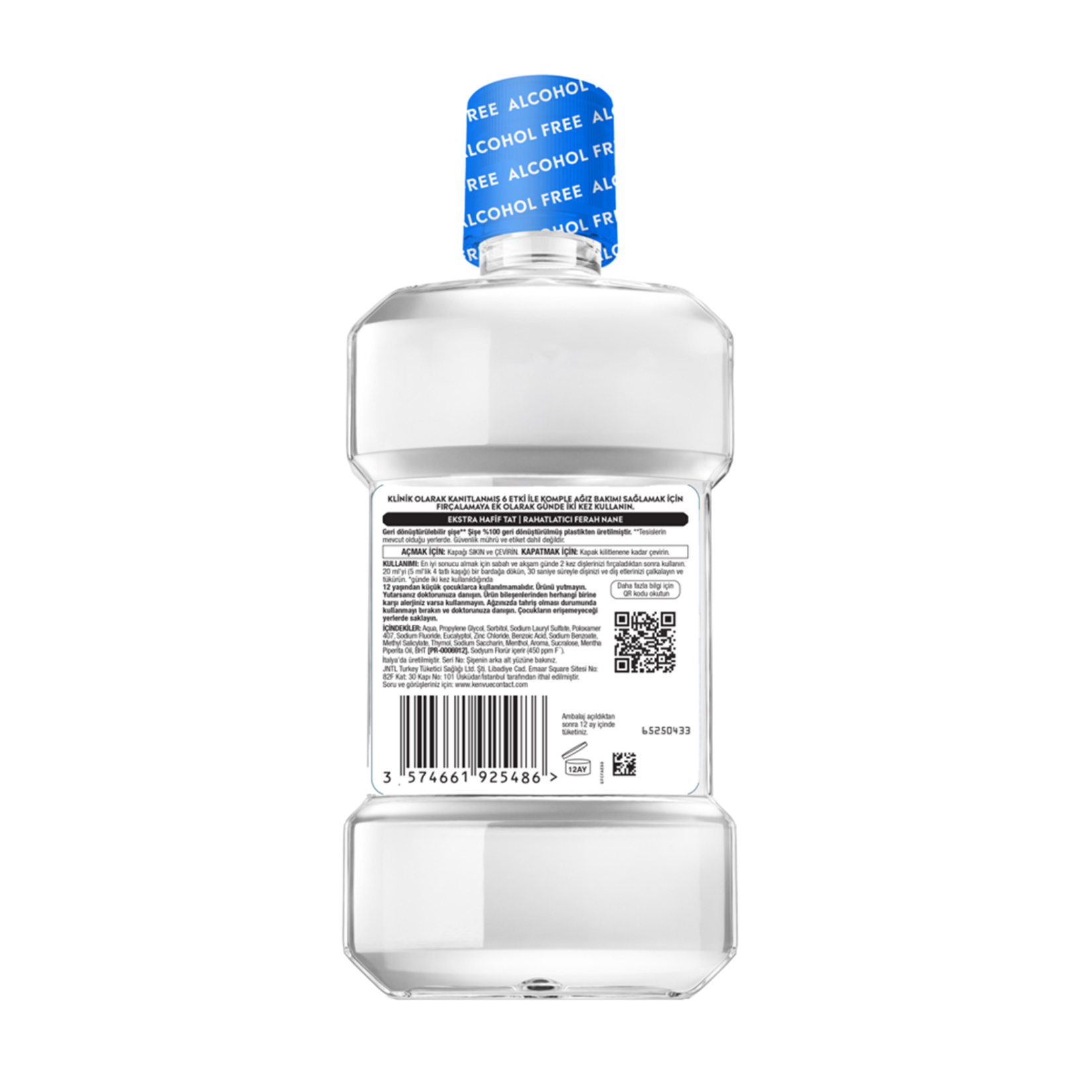 Listerine Total Care Ekstra Hafif Tat Ağız Bakım Suyu 500 Ml - Görsel 2