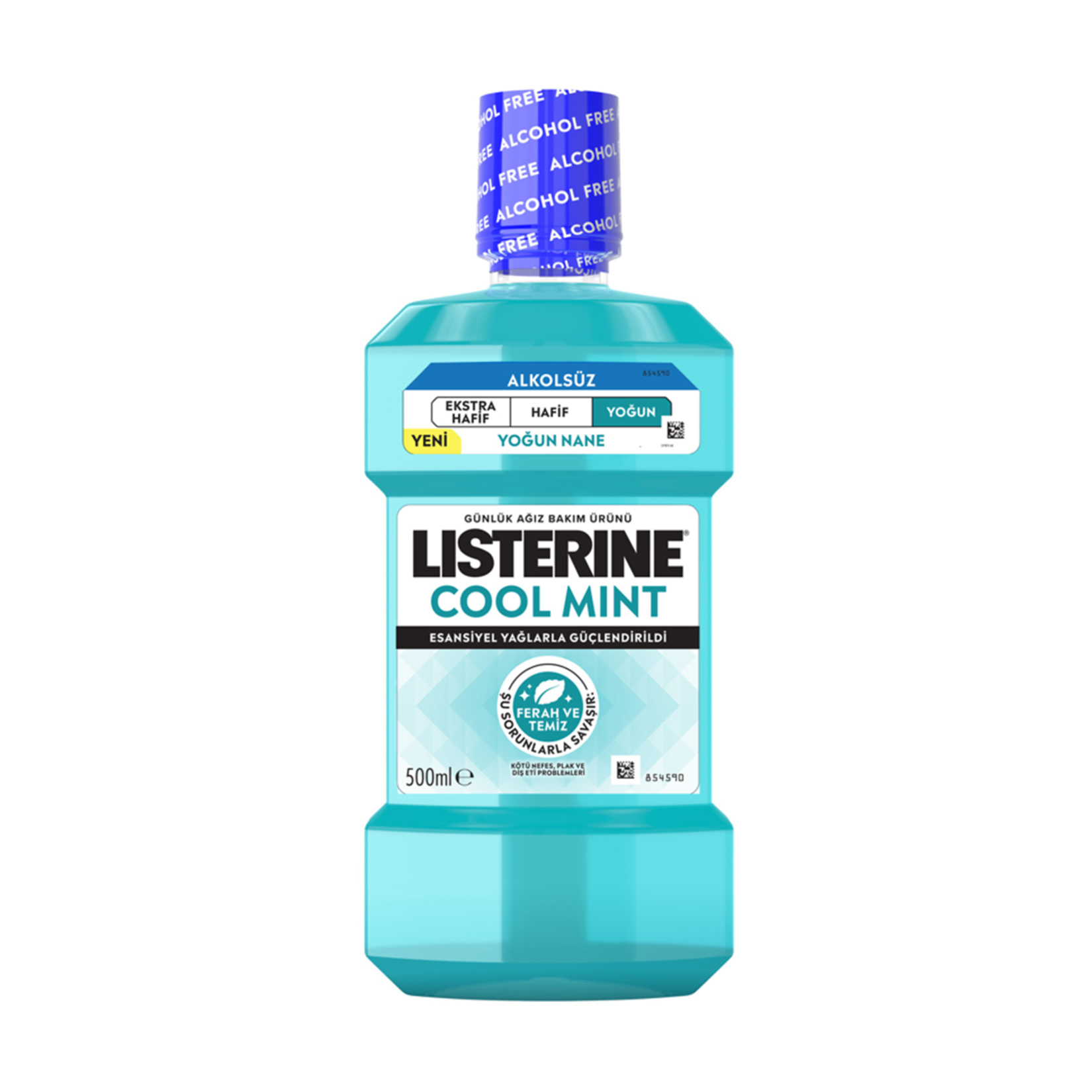Listerine Cool Mint Yoğun Tat Ağız Bakım Suyu 500 Ml - Görsel 1