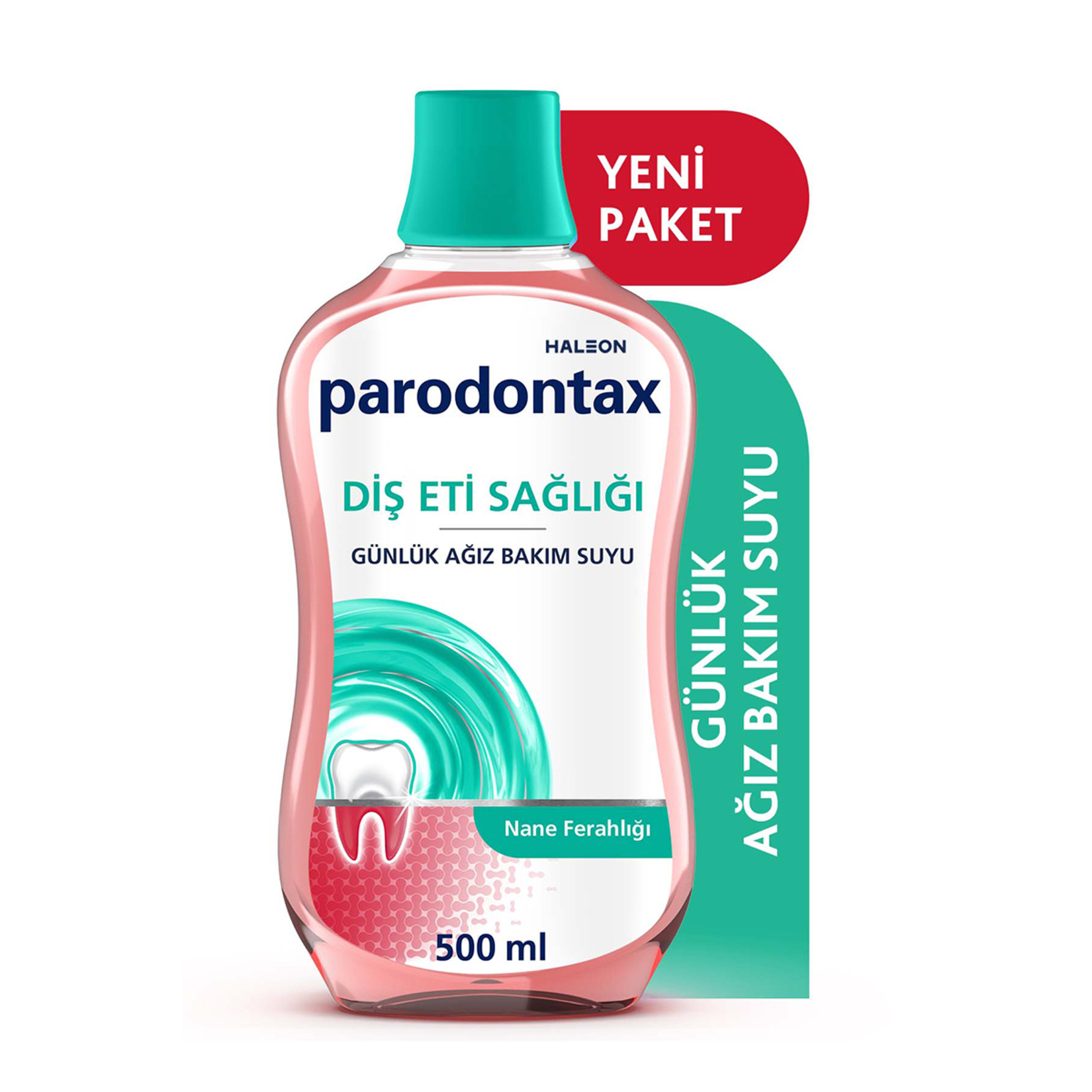 Parodontax Nane Ferahlığı Ağız Bakım Suyu 500 Ml - Görsel 1