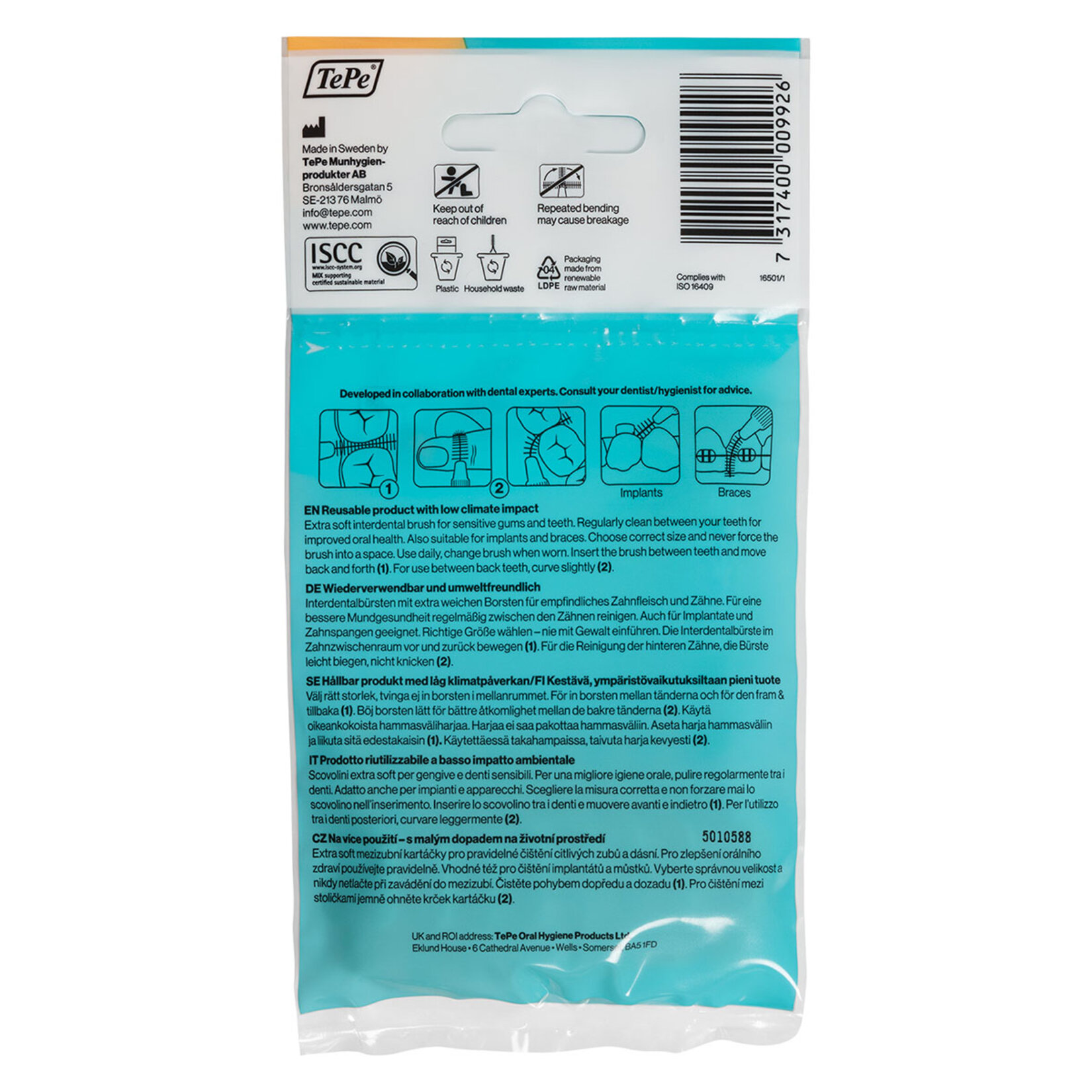 Tepe X-Soft Arayüz Fırçası 0.45 Mm - Turuncu 8Li - Görsel 2