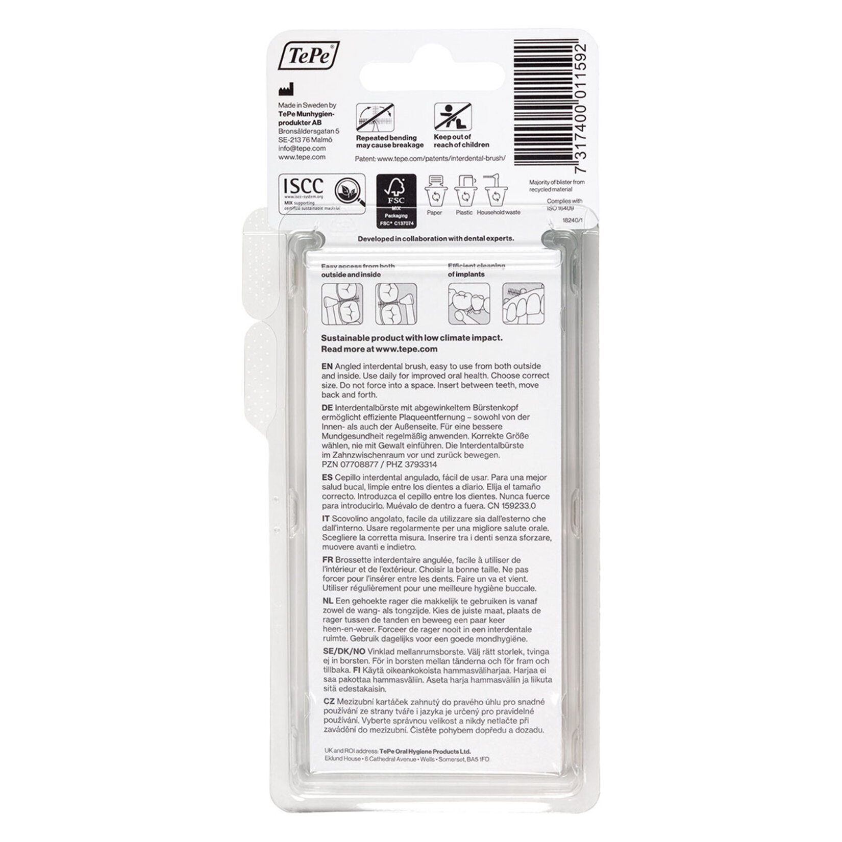 Tepe Angle Arayüz Fırçası 0.7 Mm - Sarı 6Lı - Görsel 2