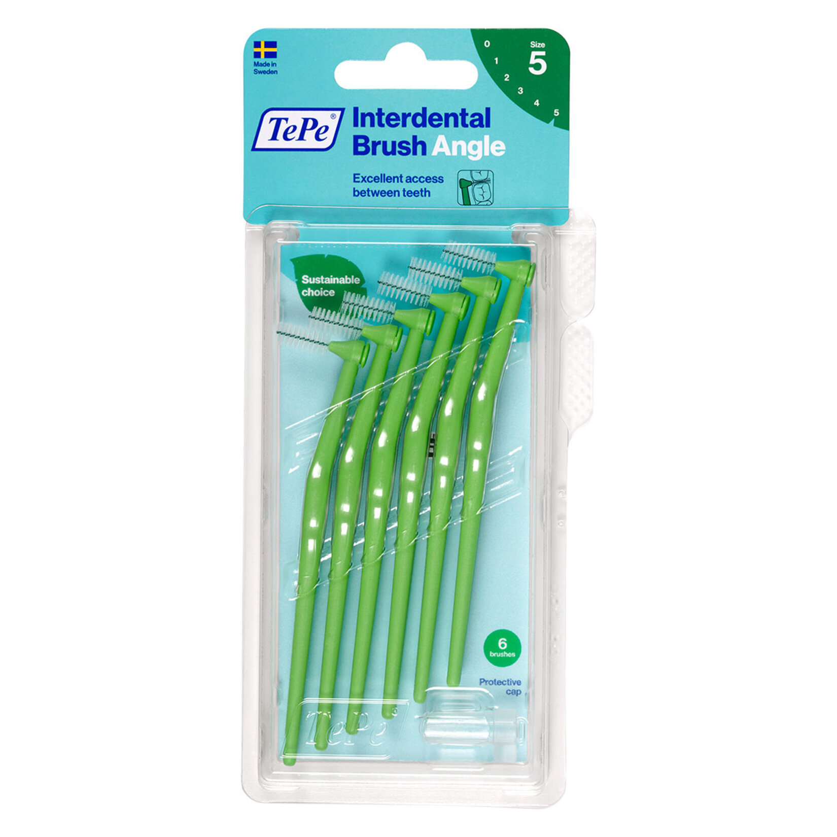 Tepe Angle Arayüz Fırçası 0.8 Mm - Yeşil 6Lı - Görsel 1