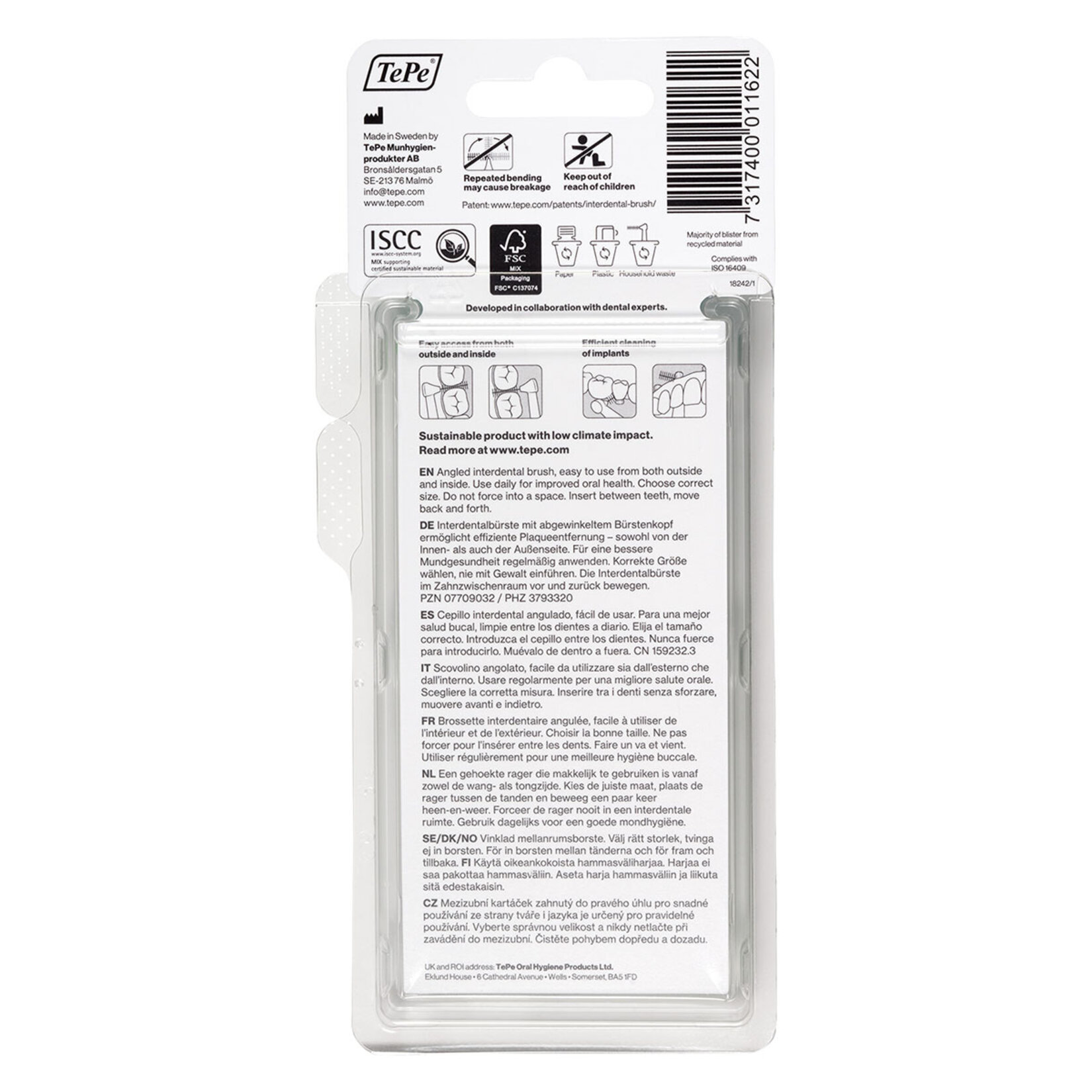 Tepe Angle Arayüz Fırçası 0.8 Mm - Yeşil 6Lı - Görsel 2