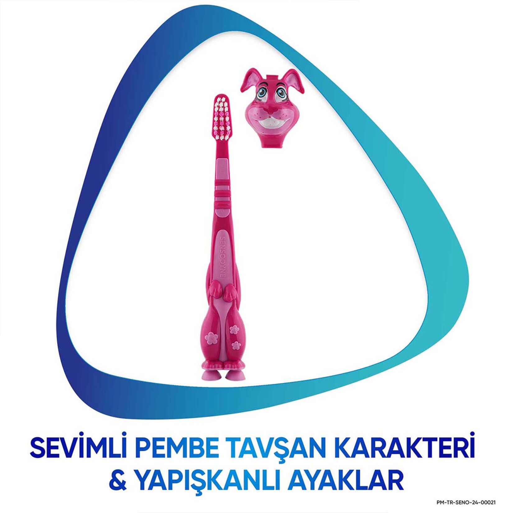 Sensodyne Promine Çocuk 3-5 Yaş Pembe Tavşan Diş Fırçası - Görsel 3